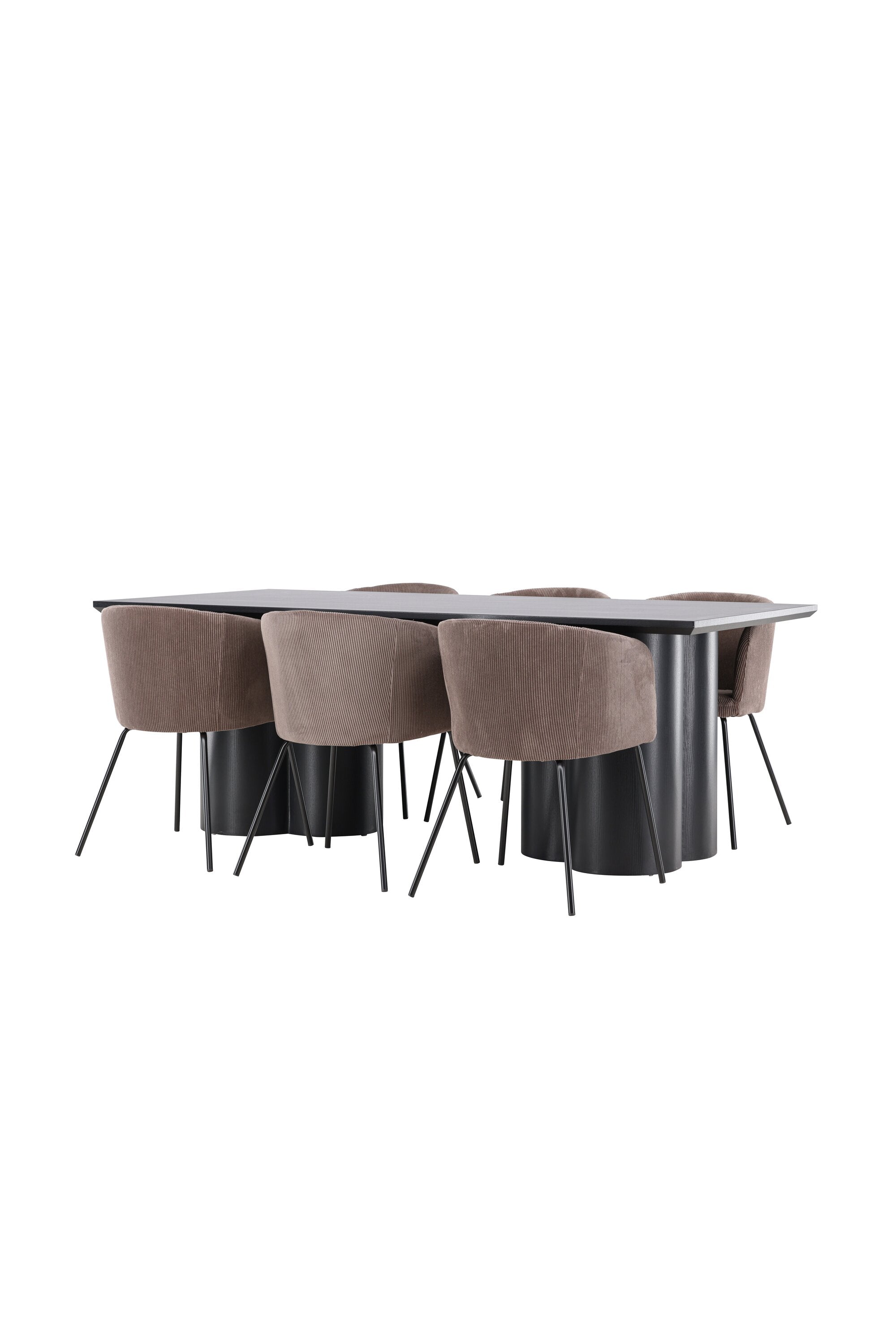 Olivia Matbord med Berit Matstol-GR Dining Set-Venture Home-peaceofhome.se