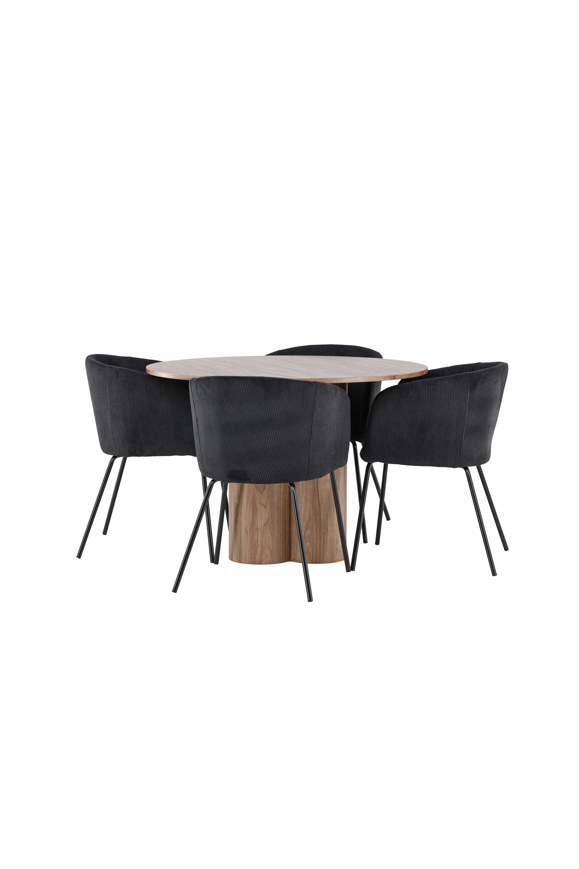 Olivia Matbord med Berit Matstol-GR Dining Set-Venture Home-peaceofhome.se