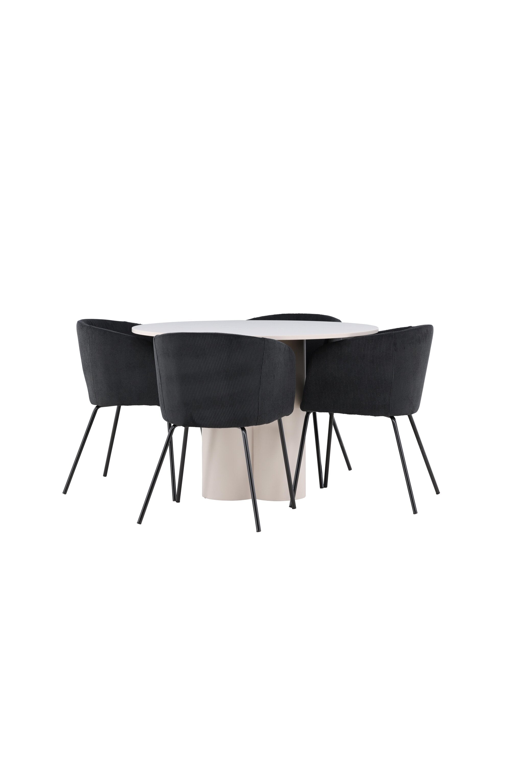 Olivia Matbord med Berit Matstol-GR Dining Set-Venture Home-peaceofhome.se