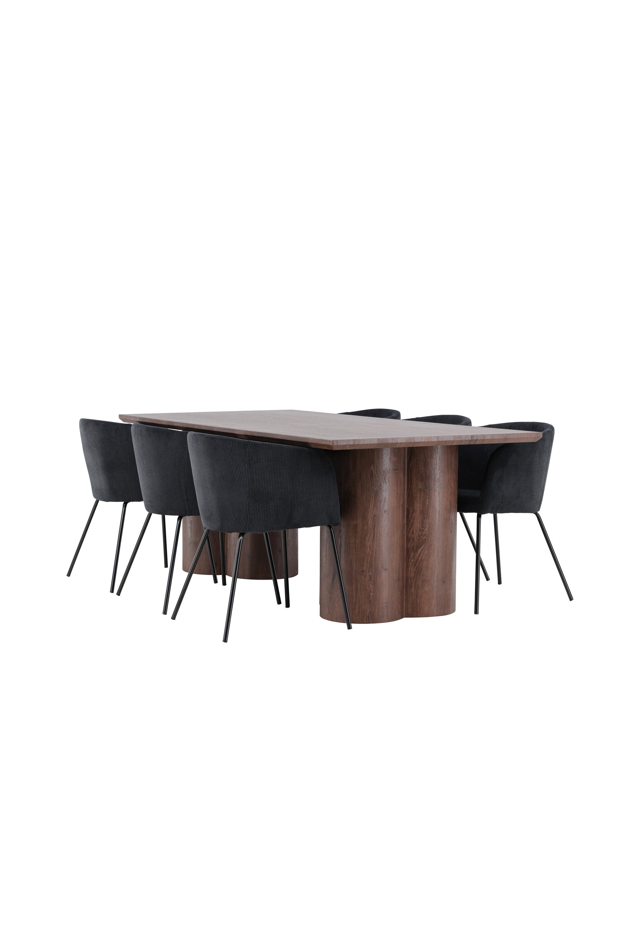 Olivia Matbord med Berit Matstol-GR Dining Set-Venture Home-peaceofhome.se