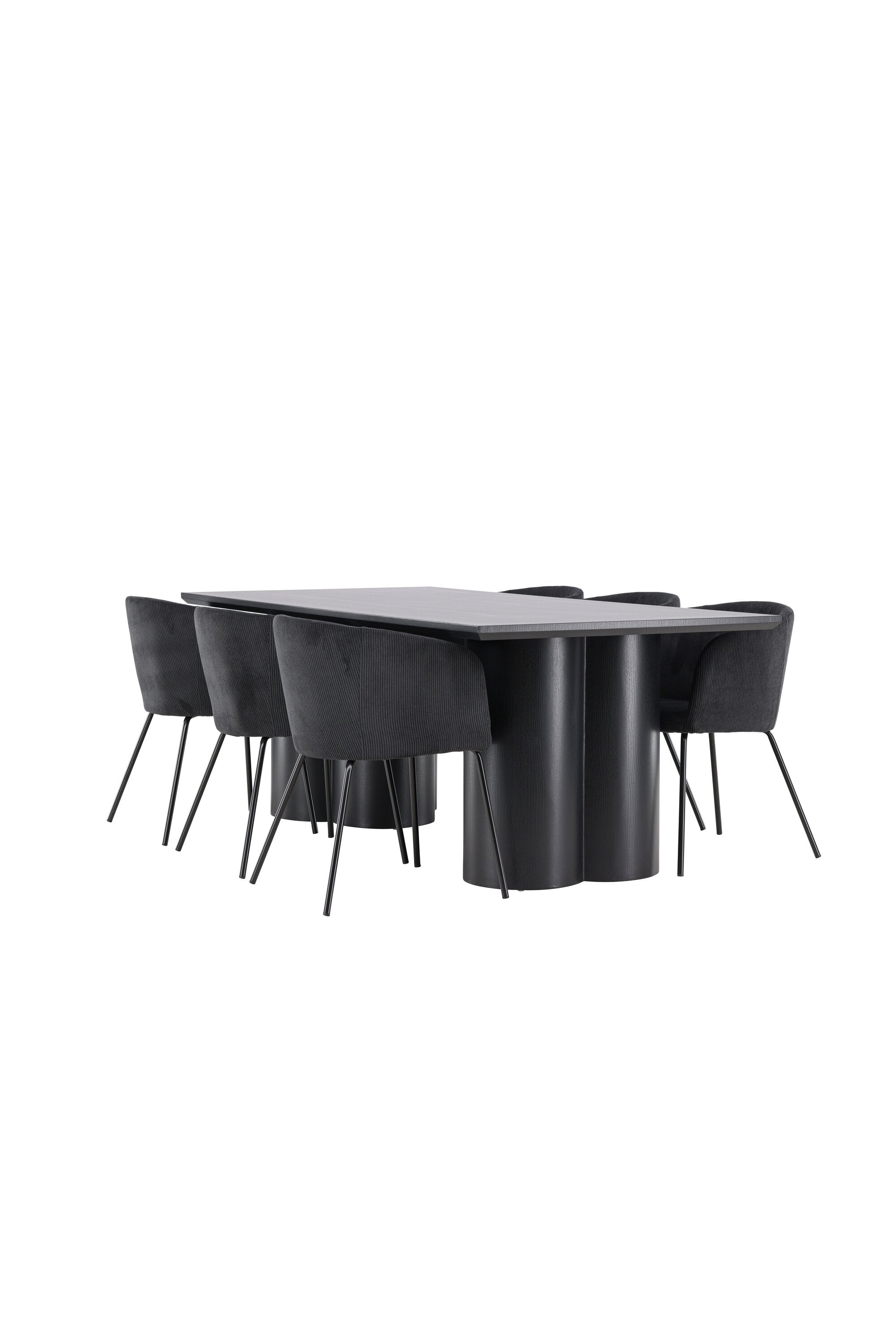 Olivia Matbord med Berit Matstol-GR Dining Set-Venture Home-peaceofhome.se