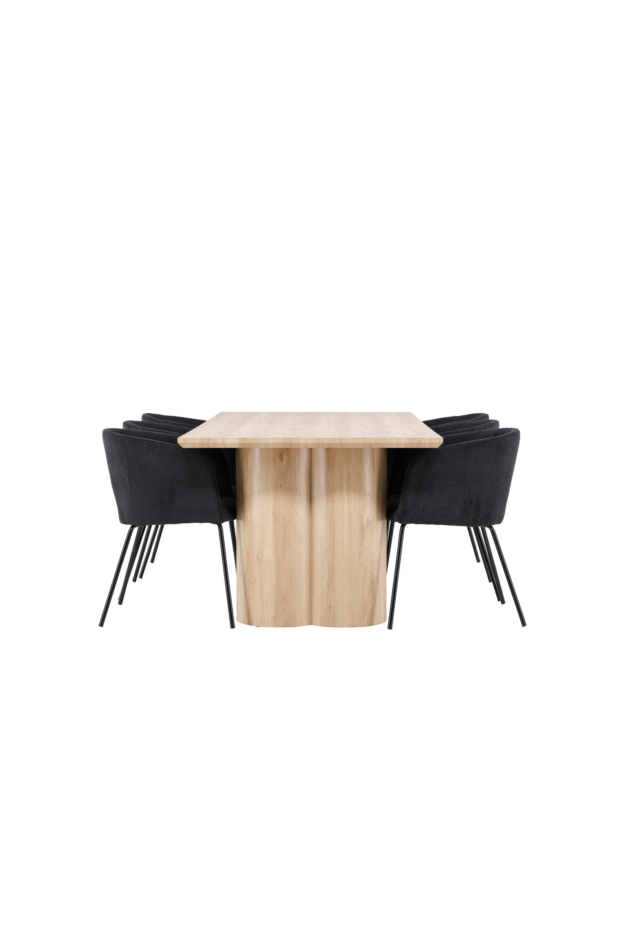 Olivia Matbord med Berit Matstol-GR Dining Set-Venture Home-peaceofhome.se