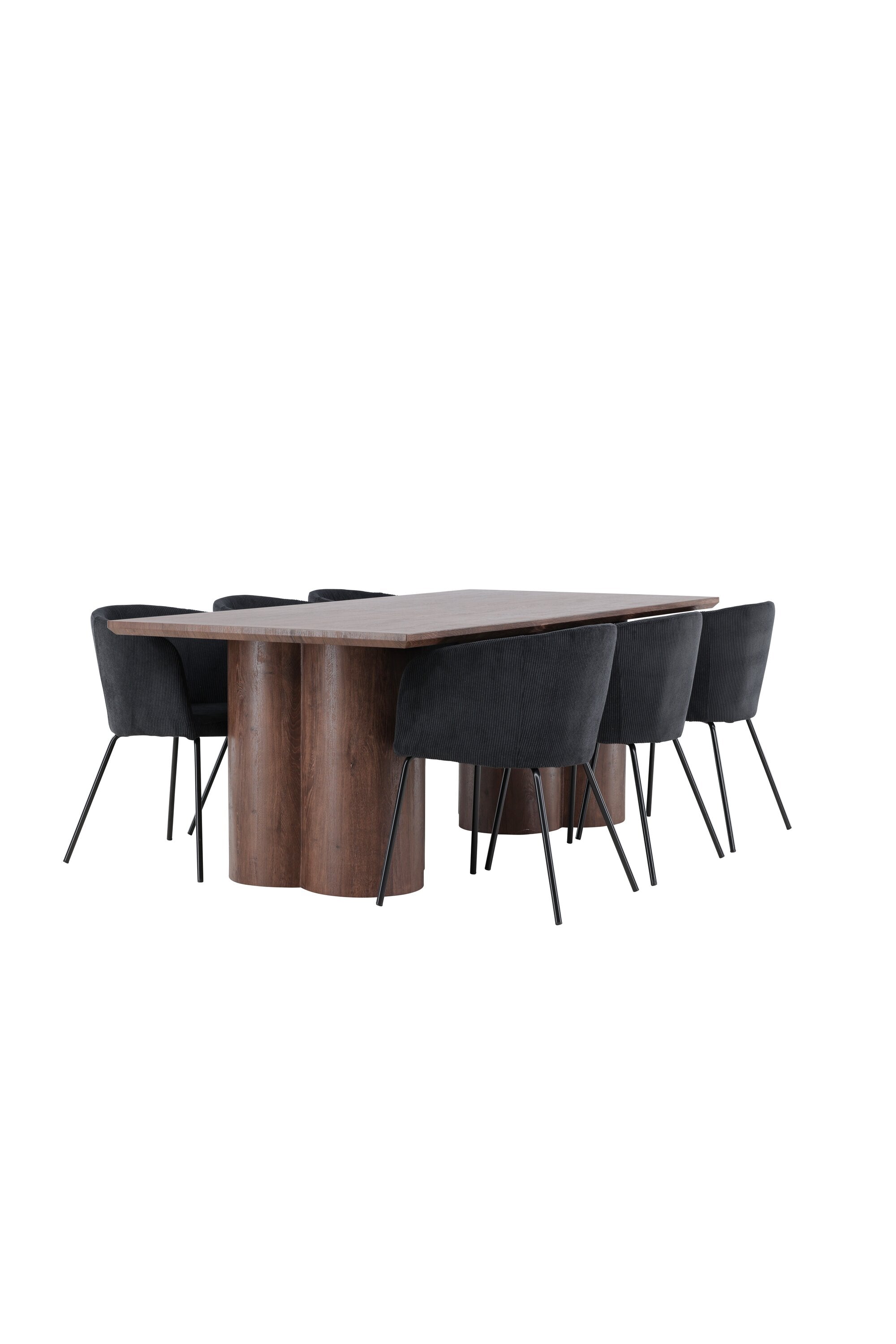 Olivia Matbord med Berit Matstol-GR Dining Set-Venture Home-peaceofhome.se