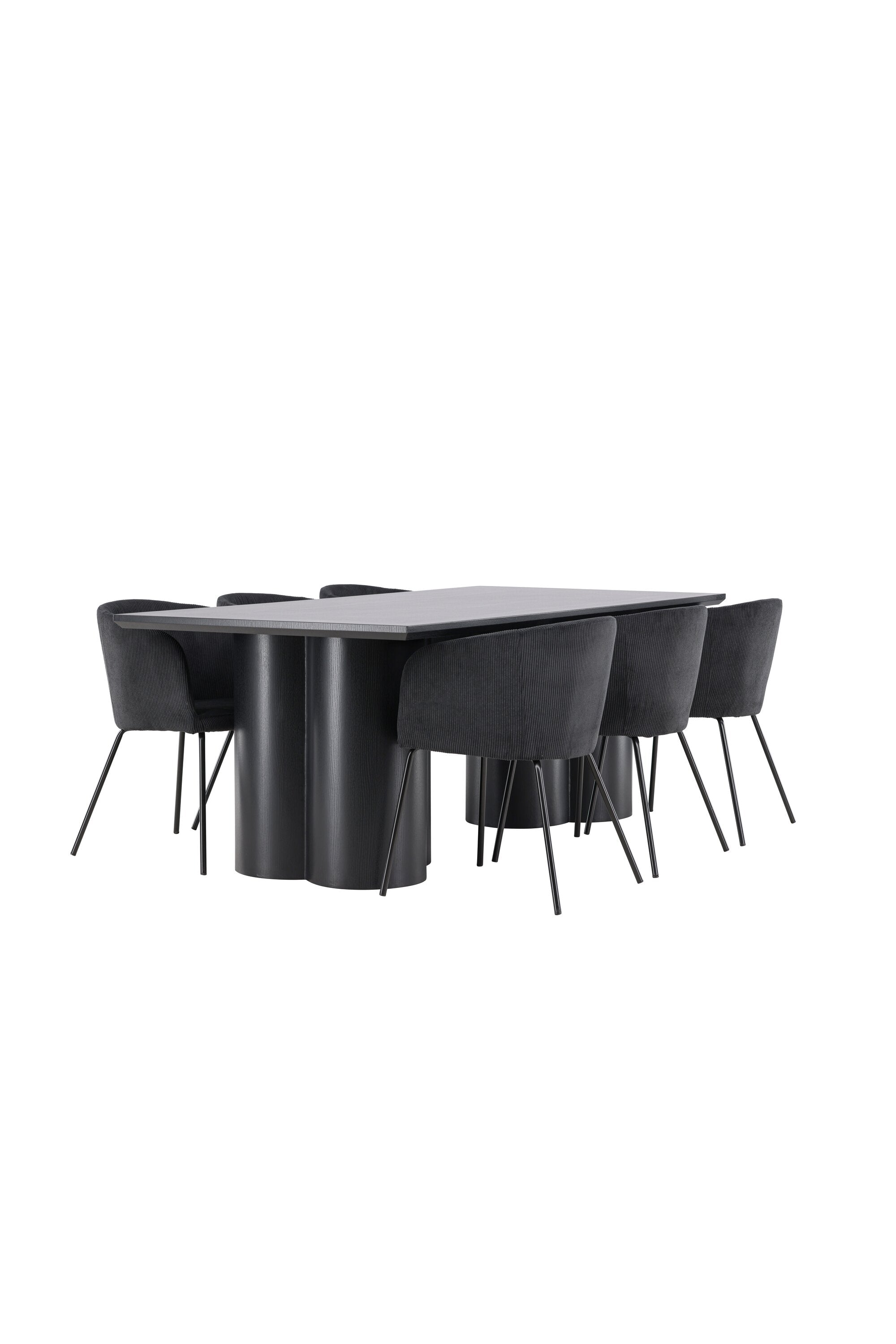 Olivia Matbord med Berit Matstol-GR Dining Set-Venture Home-peaceofhome.se