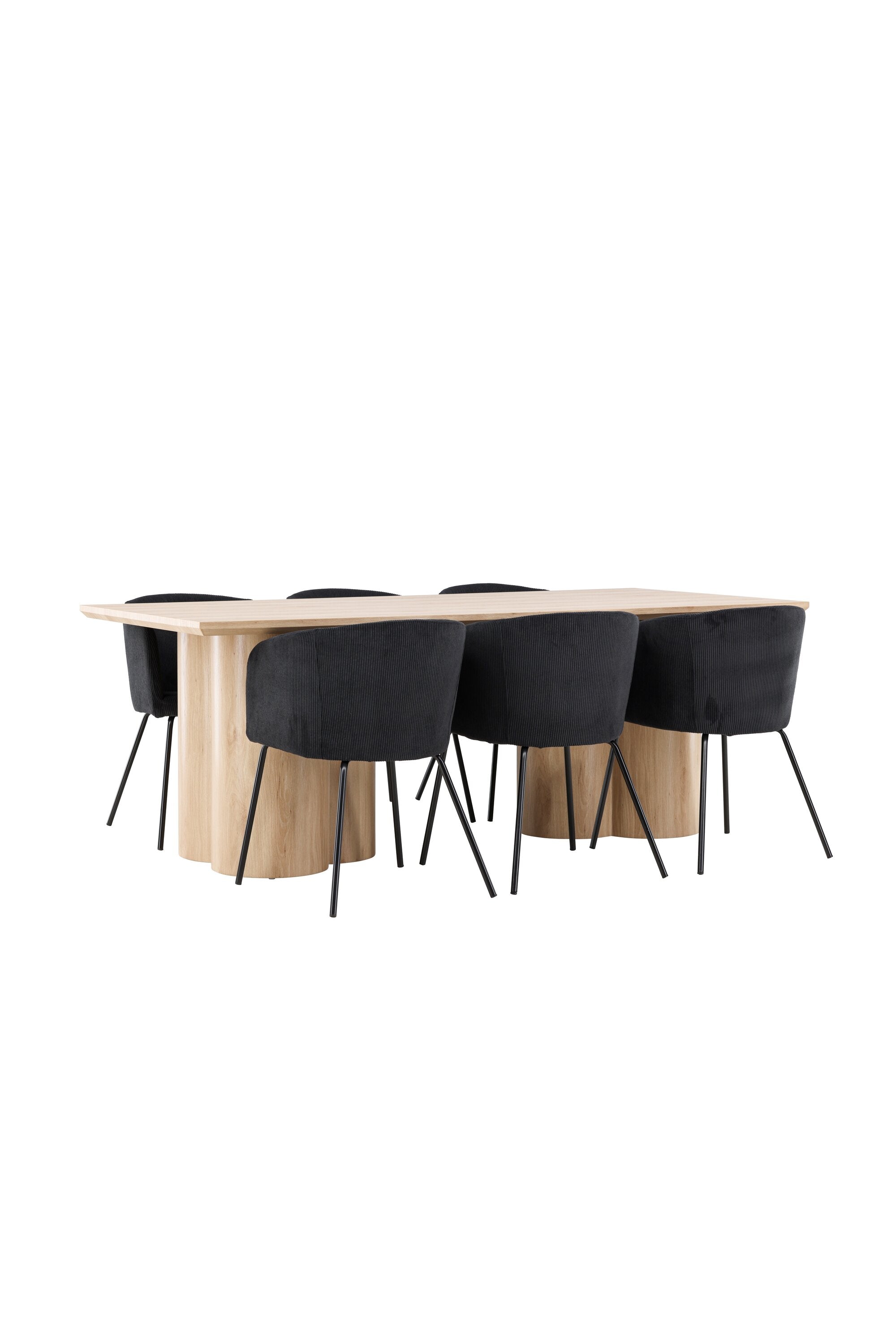 Olivia Matbord med Berit Matstol-GR Dining Set-Venture Home-peaceofhome.se