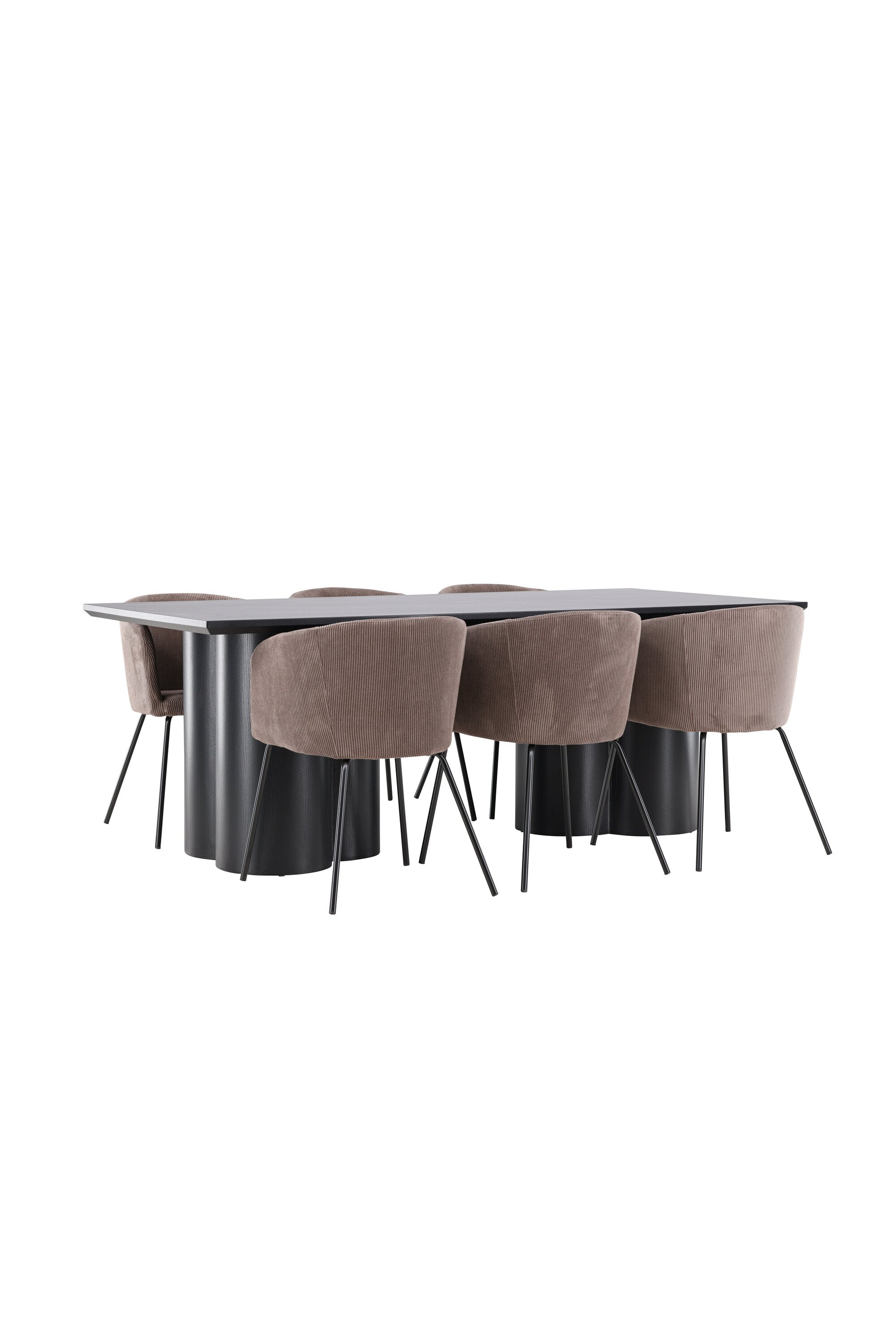 Olivia Matbord med Berit Matstol-GR Dining Set-Venture Home-peaceofhome.se