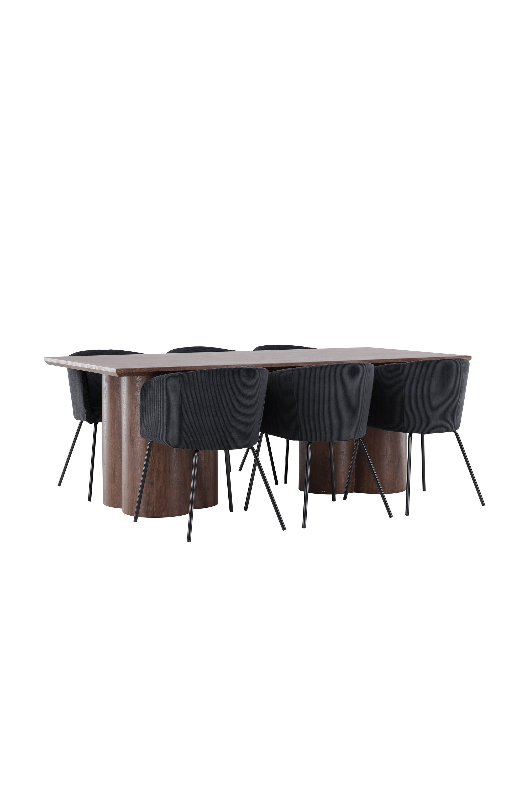 Olivia Matbord med Berit Matstol-GR Dining Set-Venture Home-peaceofhome.se