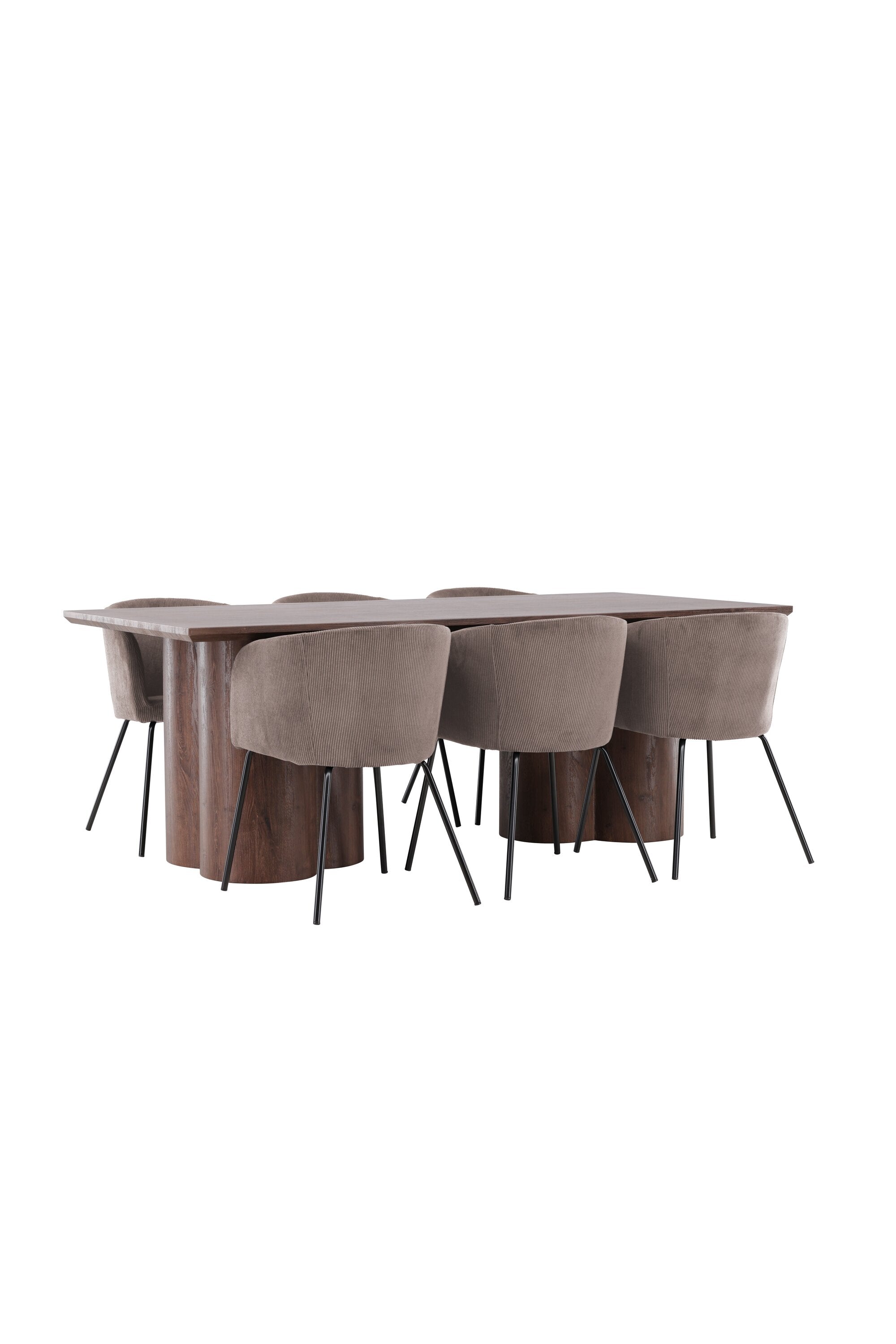 Olivia Matbord med Berit Matstol-GR Dining Set-Venture Home-peaceofhome.se