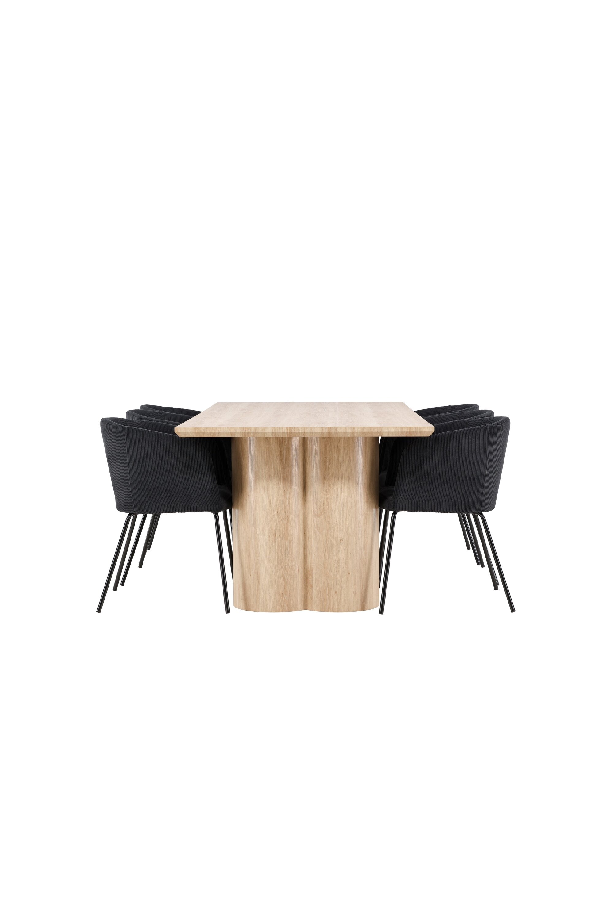 Olivia Matbord med Berit Matstol-GR Dining Set-Venture Home-peaceofhome.se