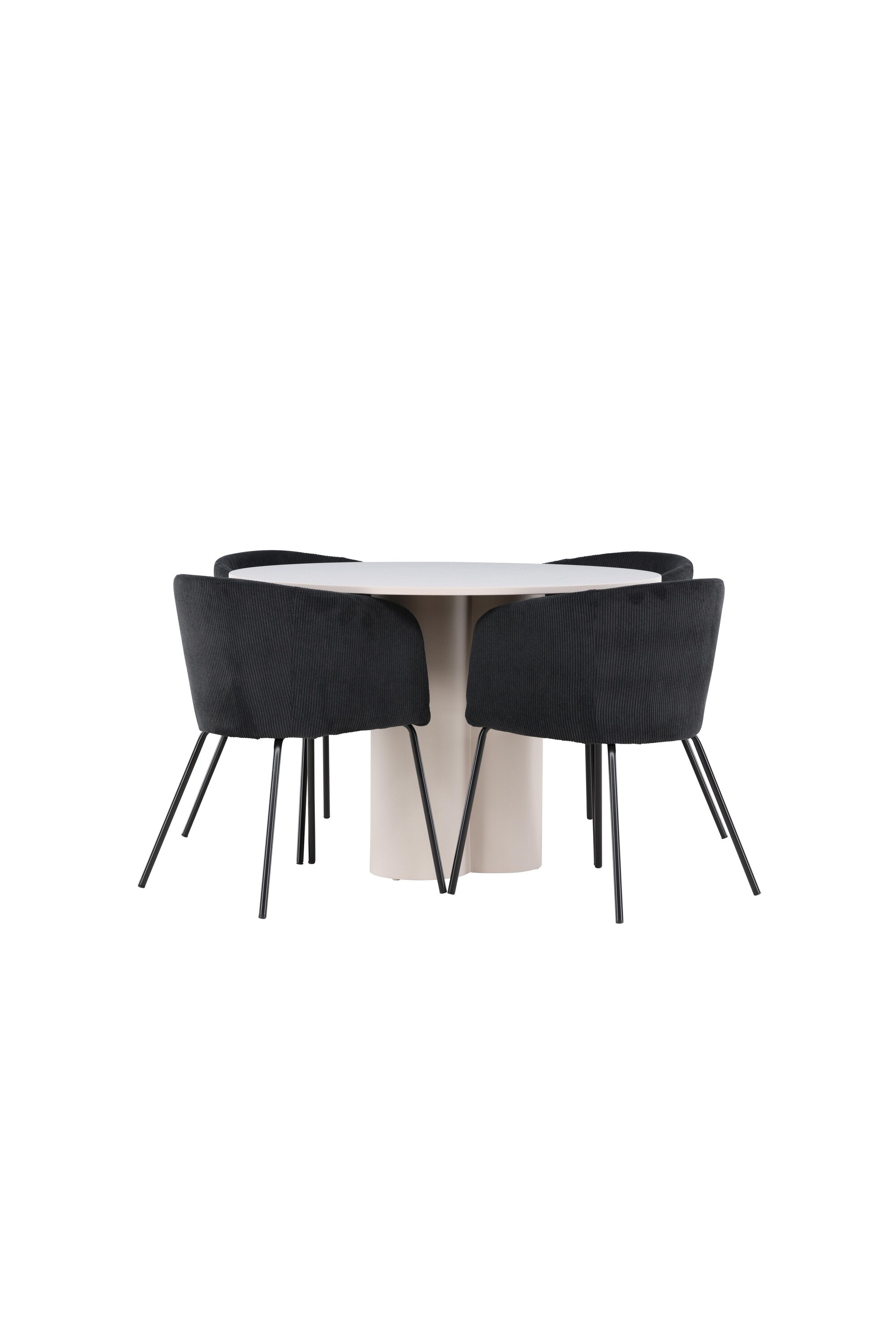 Olivia Matbord med Berit Matstol-GR Dining Set-Venture Home-peaceofhome.se