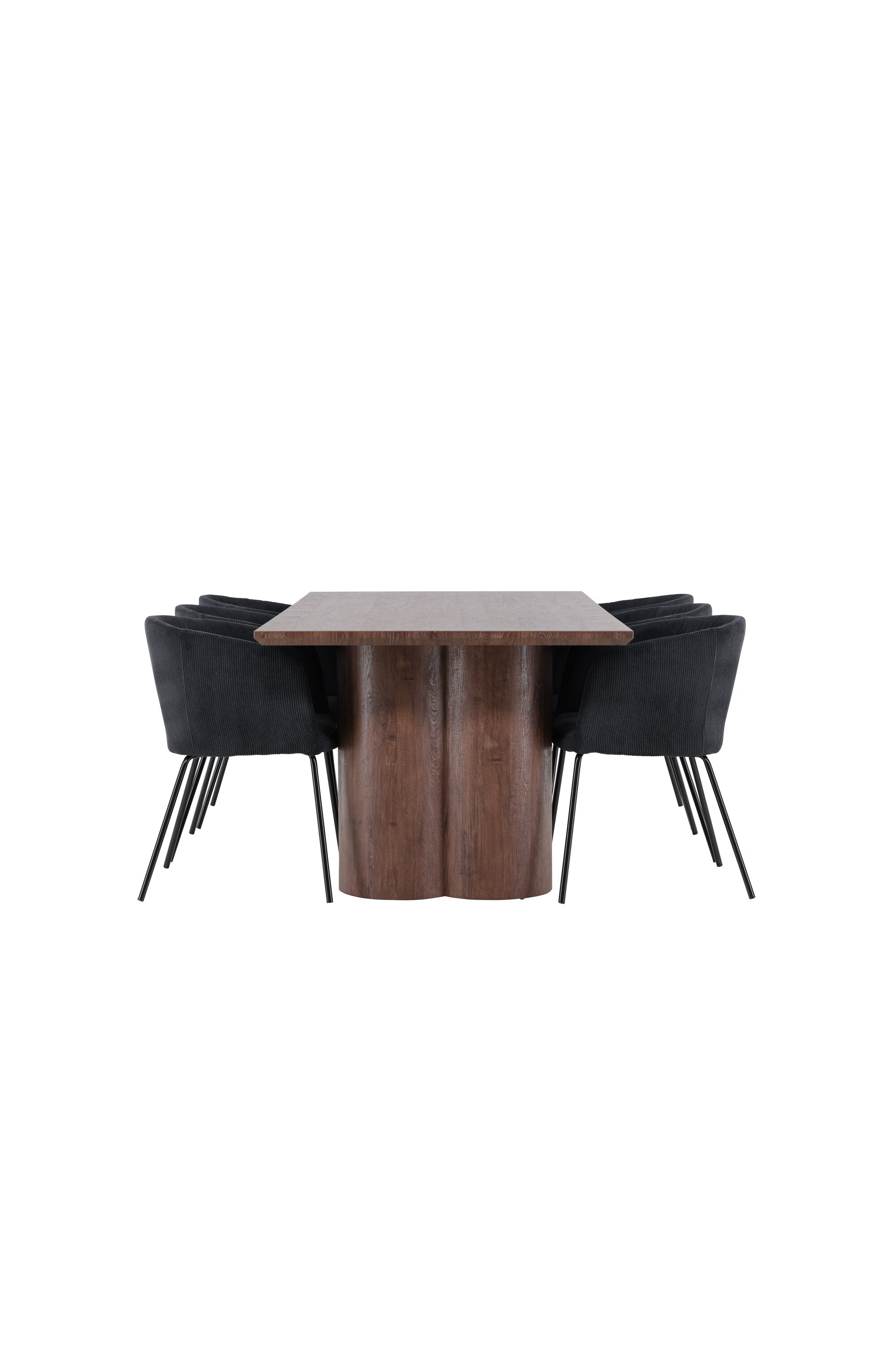 Olivia Matbord med Berit Matstol-GR Dining Set-Venture Home-peaceofhome.se