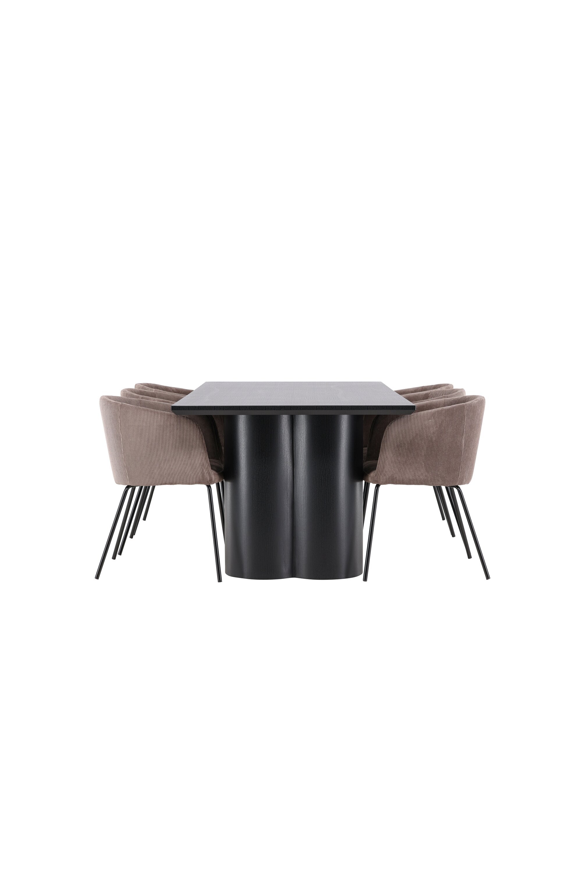 Olivia Matbord med Berit Matstol-GR Dining Set-Venture Home-peaceofhome.se