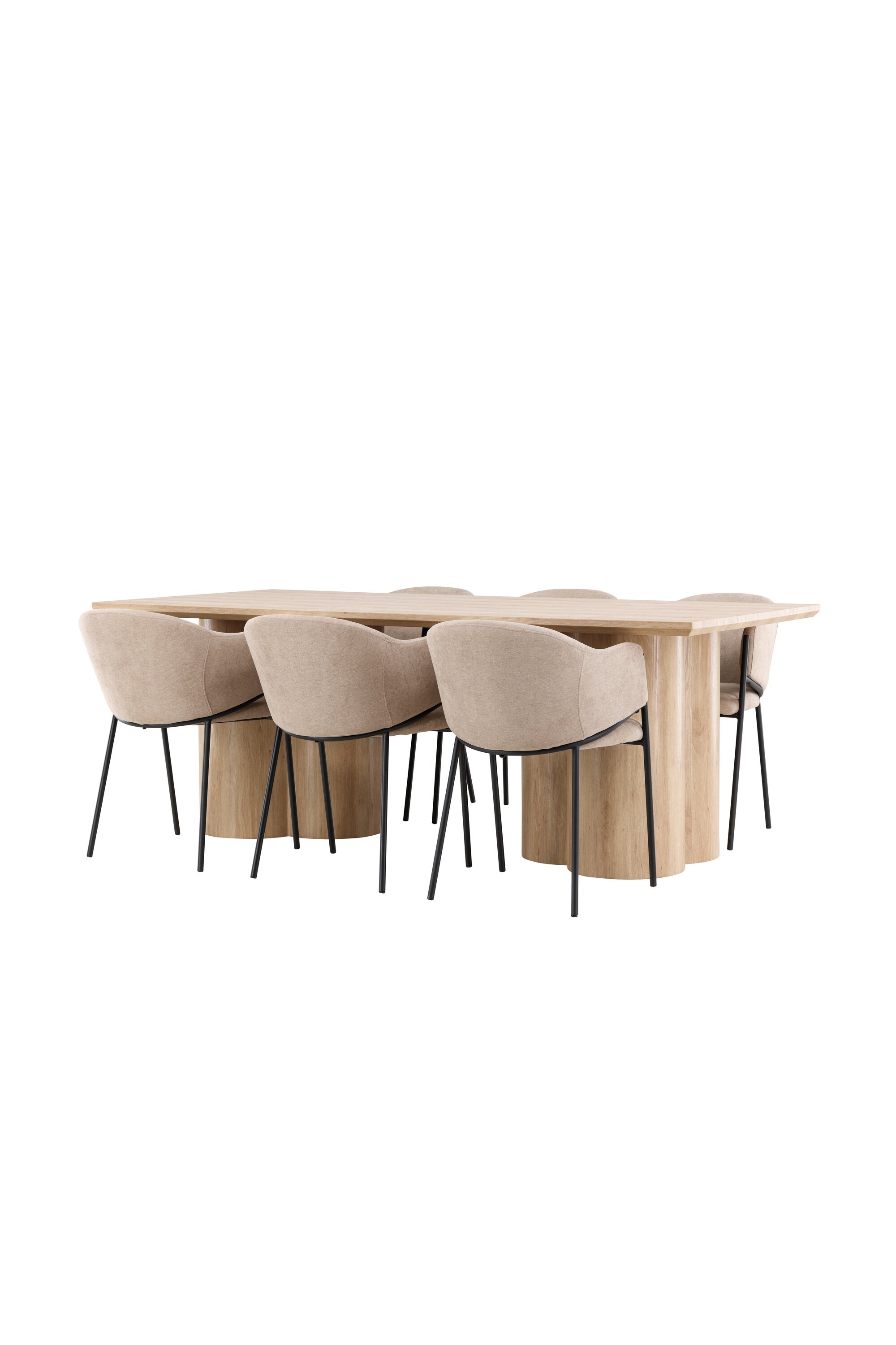 Olivia Matbord med Evelina Matstol-GR Dining Set-Venture Home-peaceofhome.se