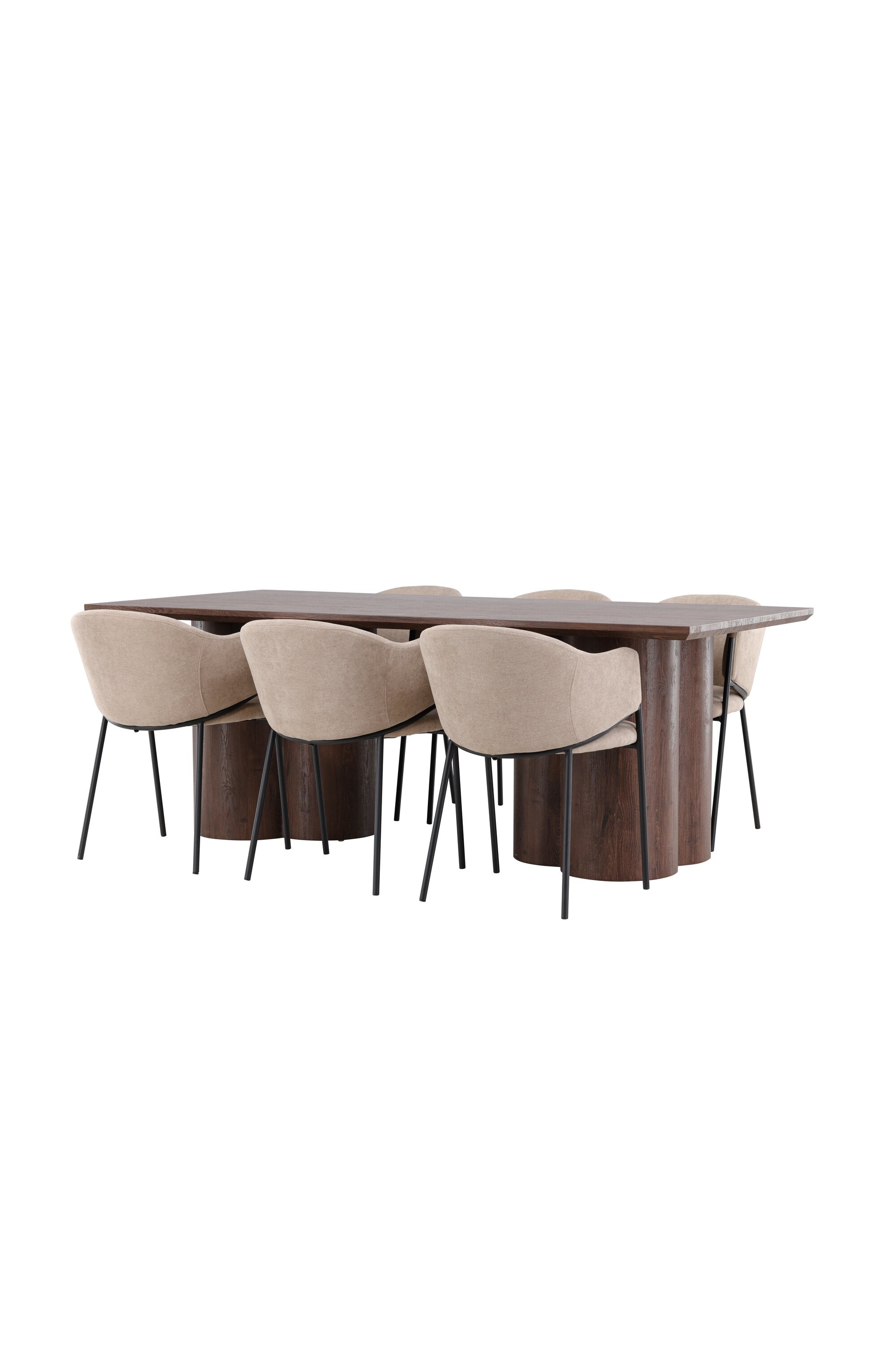 Olivia Matbord med Evelina Matstol-GR Dining Set-Venture Home-peaceofhome.se