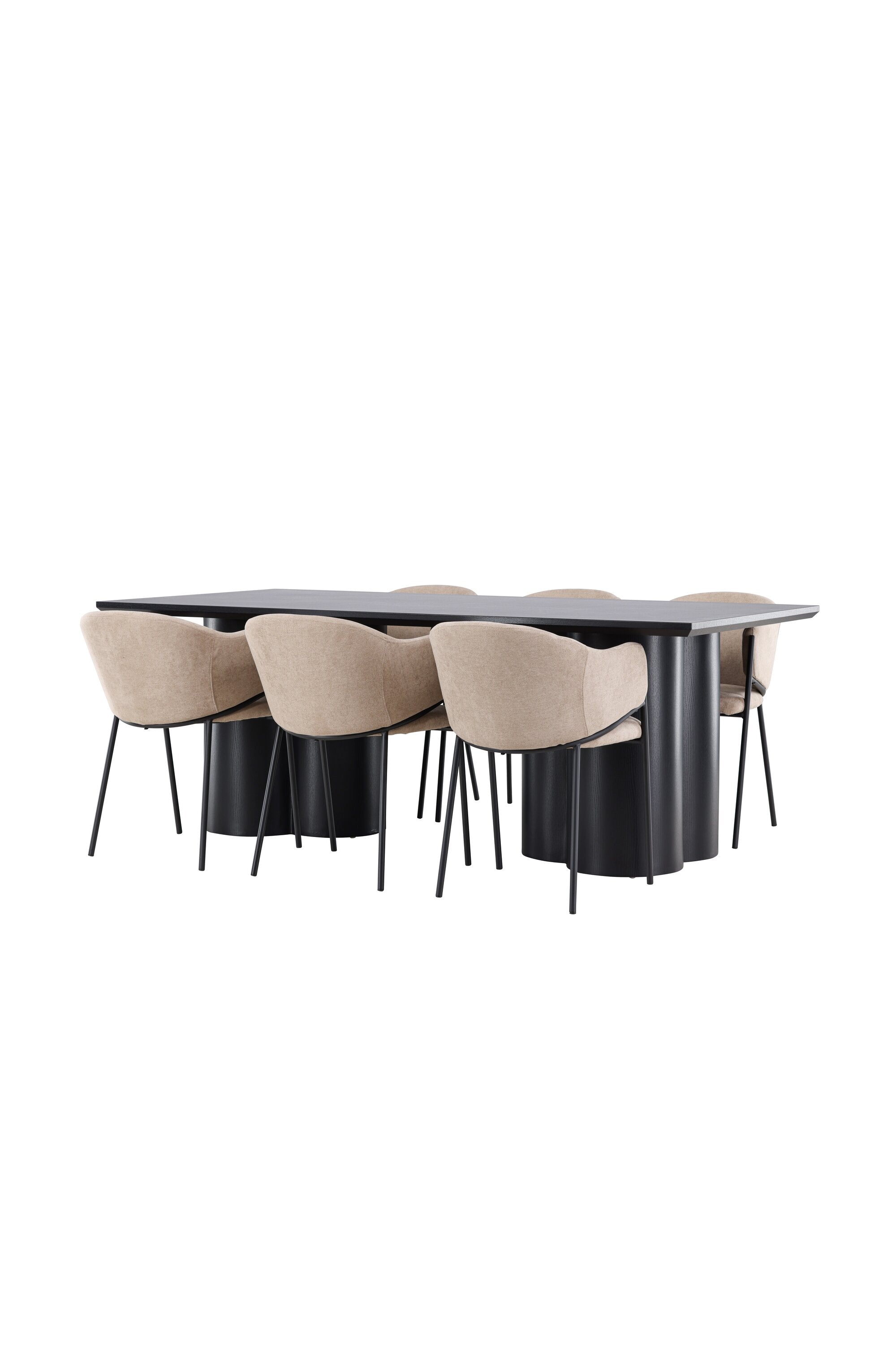 Olivia Matbord med Evelina Matstol-GR Dining Set-Venture Home-peaceofhome.se