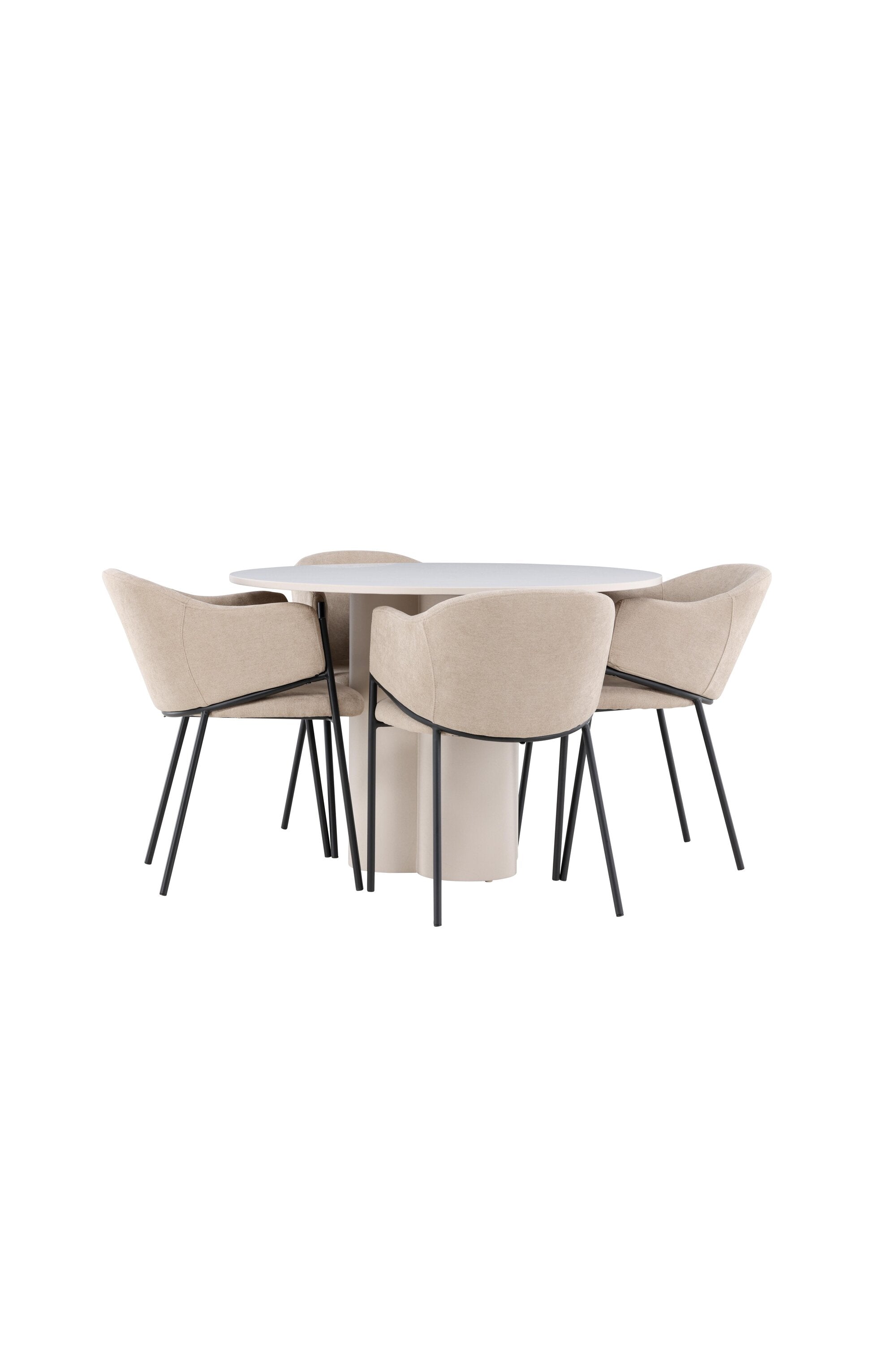 Olivia Matbord med Evelina Matstol-GR Dining Set-Venture Home-peaceofhome.se