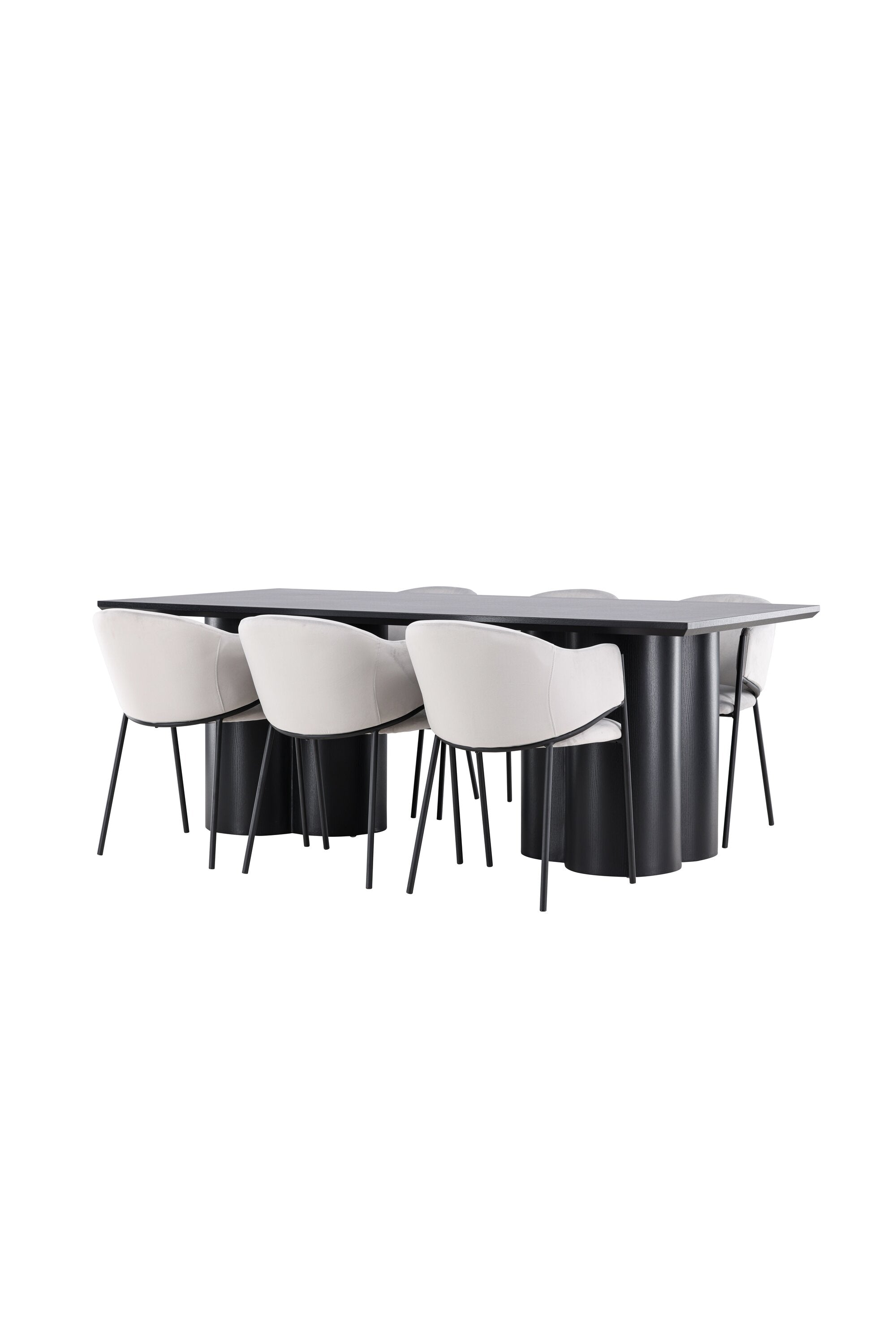 Olivia Matbord med Evelina Matstol-GR Dining Set-Venture Home-peaceofhome.se