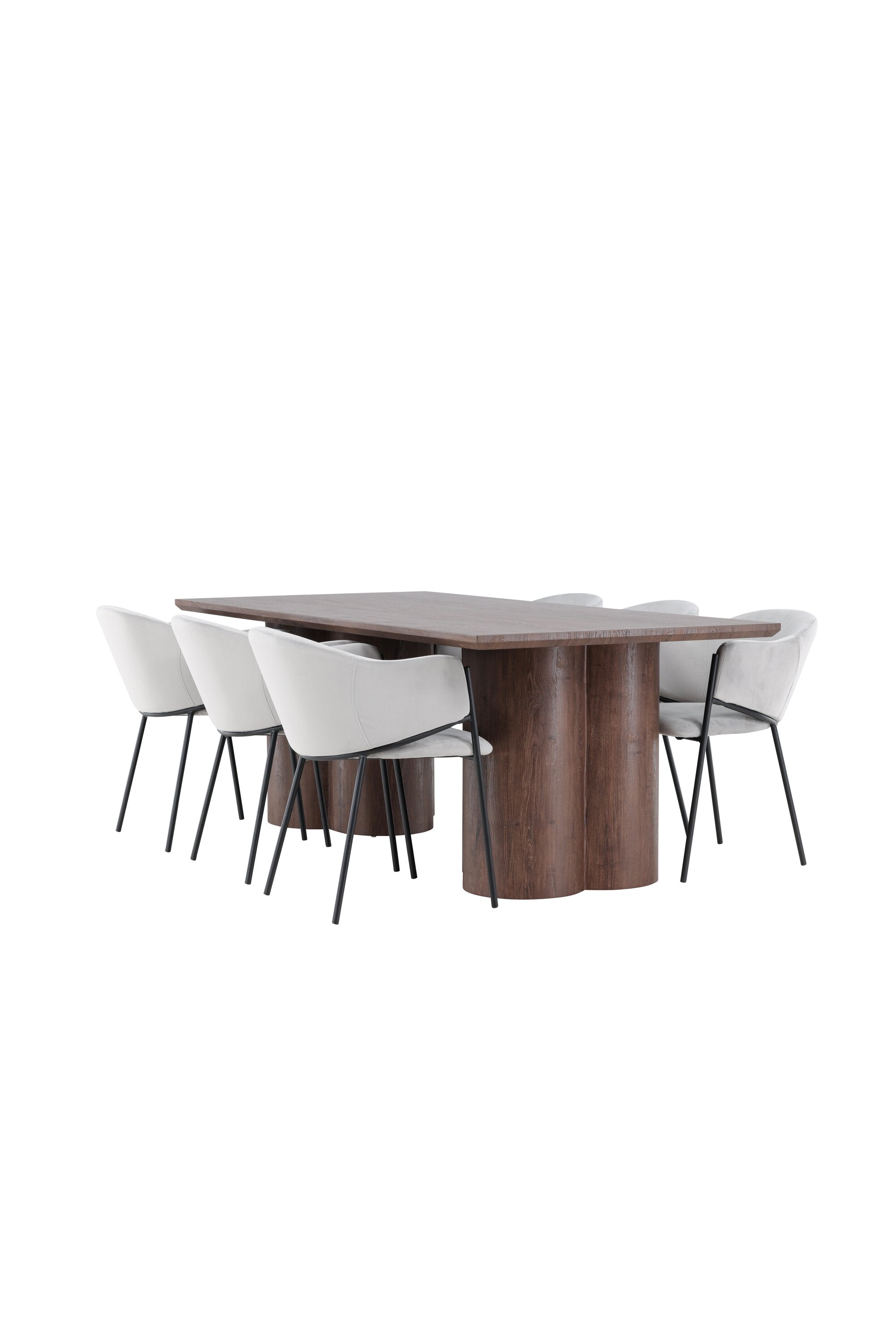 Olivia Matbord med Evelina Matstol-GR Dining Set-Venture Home-peaceofhome.se