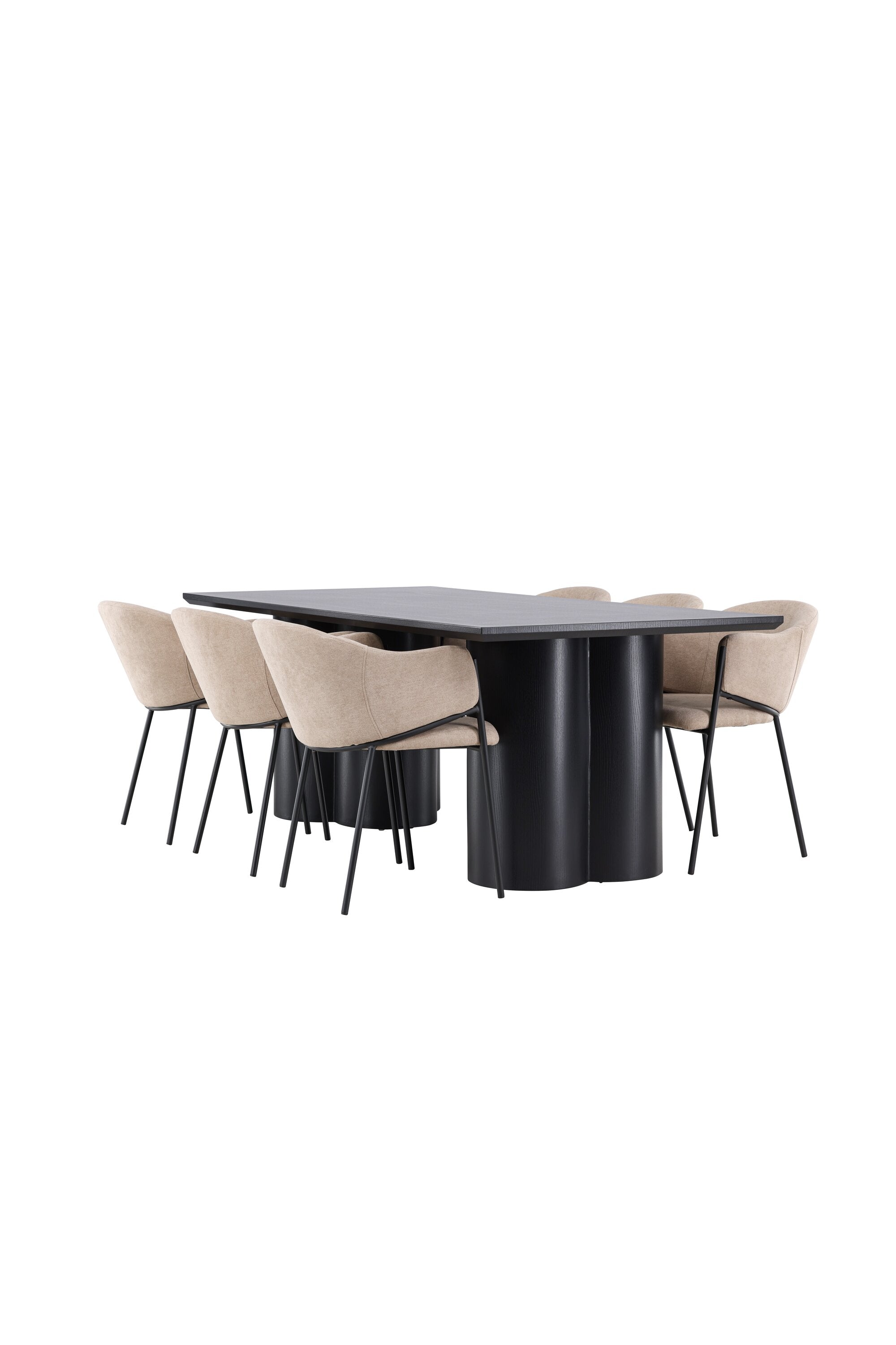 Olivia Matbord med Evelina Matstol-GR Dining Set-Venture Home-peaceofhome.se