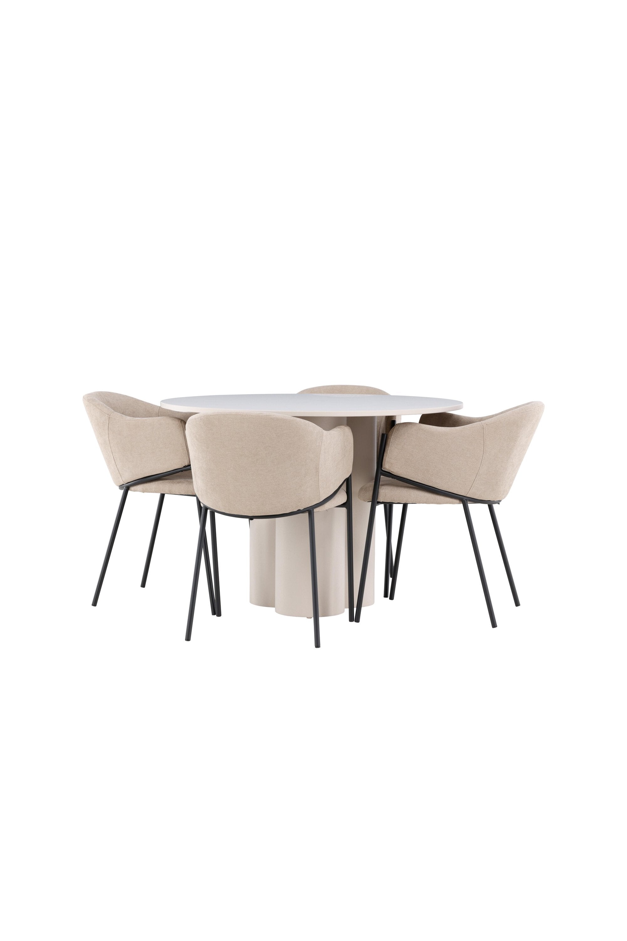 Olivia Matbord med Evelina Matstol-GR Dining Set-Venture Home-peaceofhome.se