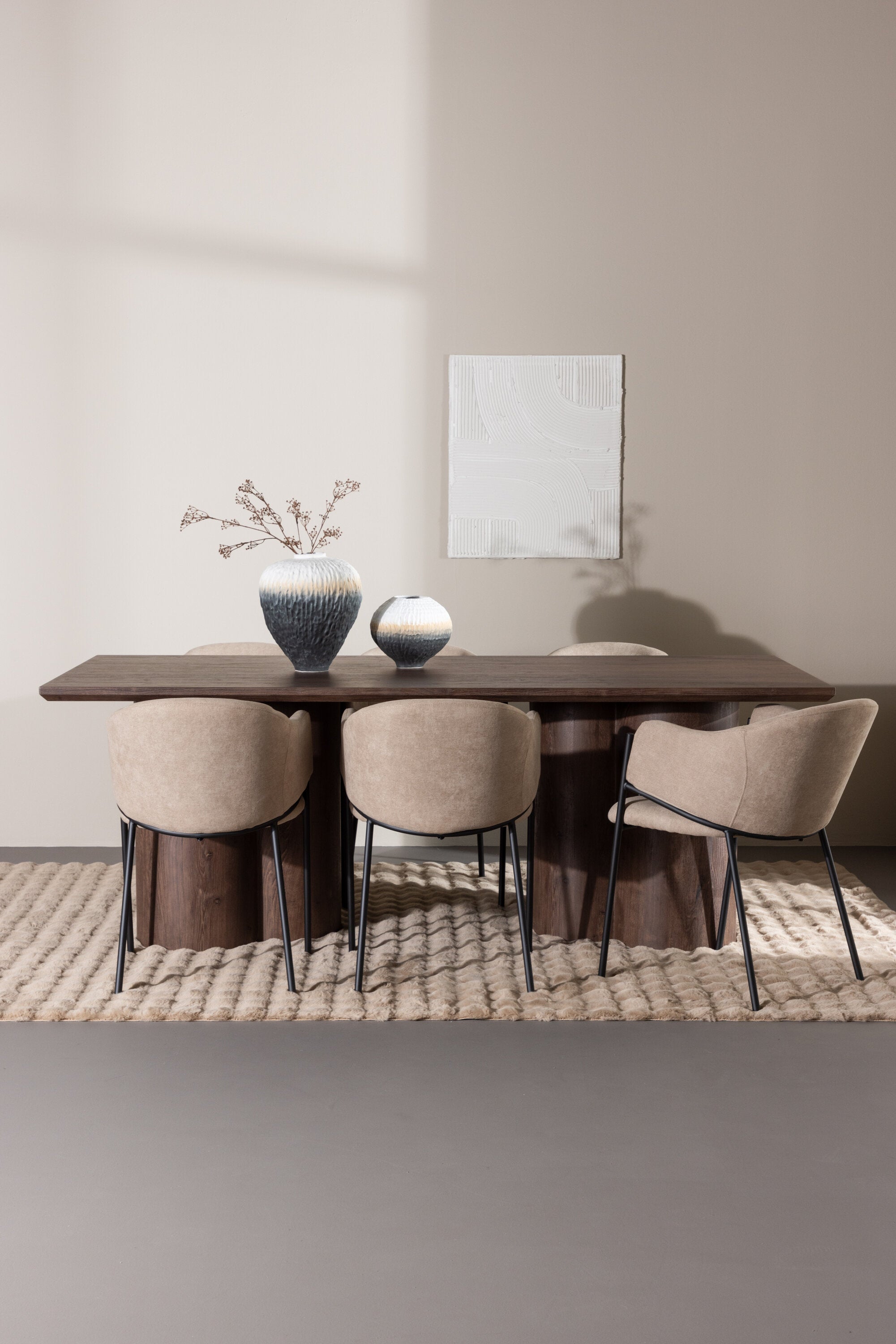 Olivia Matbord med Evelina Matstol-GR Dining Set-Venture Home-peaceofhome.se