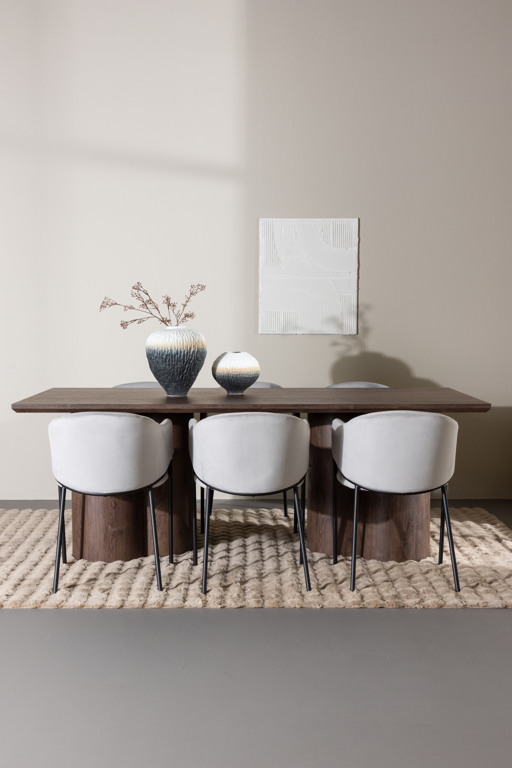 Olivia Matbord med Evelina Matstol-GR Dining Set-Venture Home-peaceofhome.se