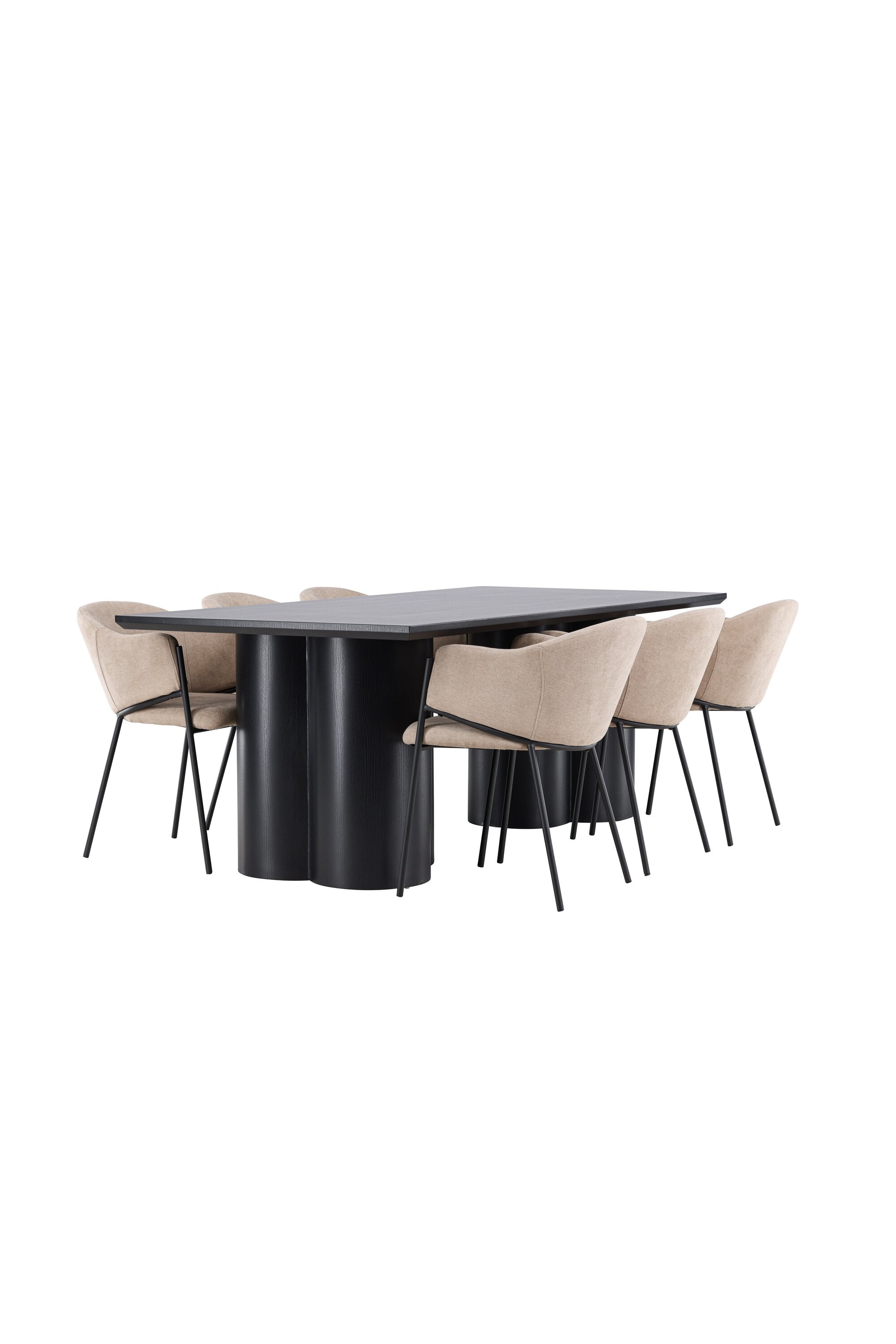 Olivia Matbord med Evelina Matstol-GR Dining Set-Venture Home-peaceofhome.se