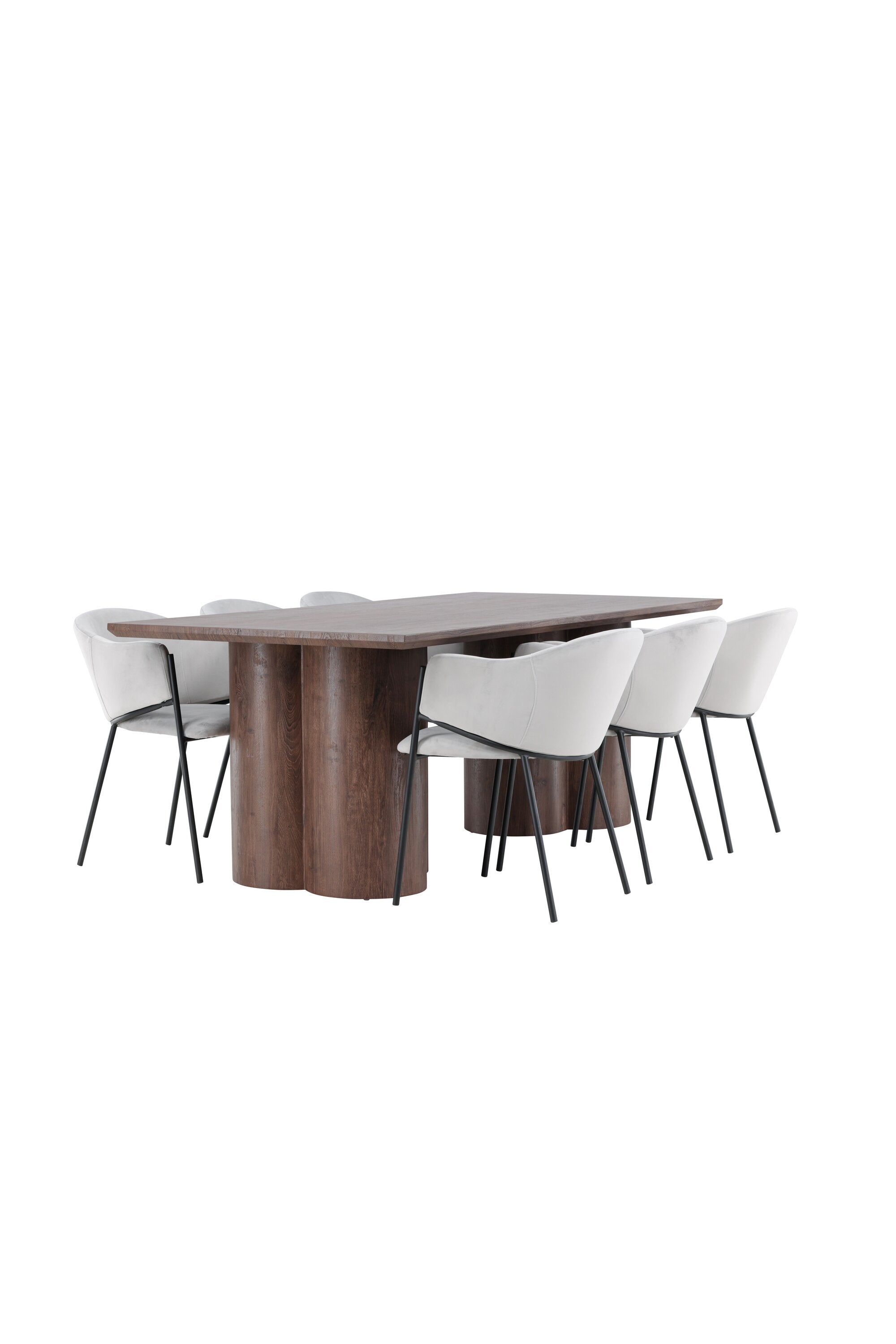 Olivia Matbord med Evelina Matstol-GR Dining Set-Venture Home-peaceofhome.se