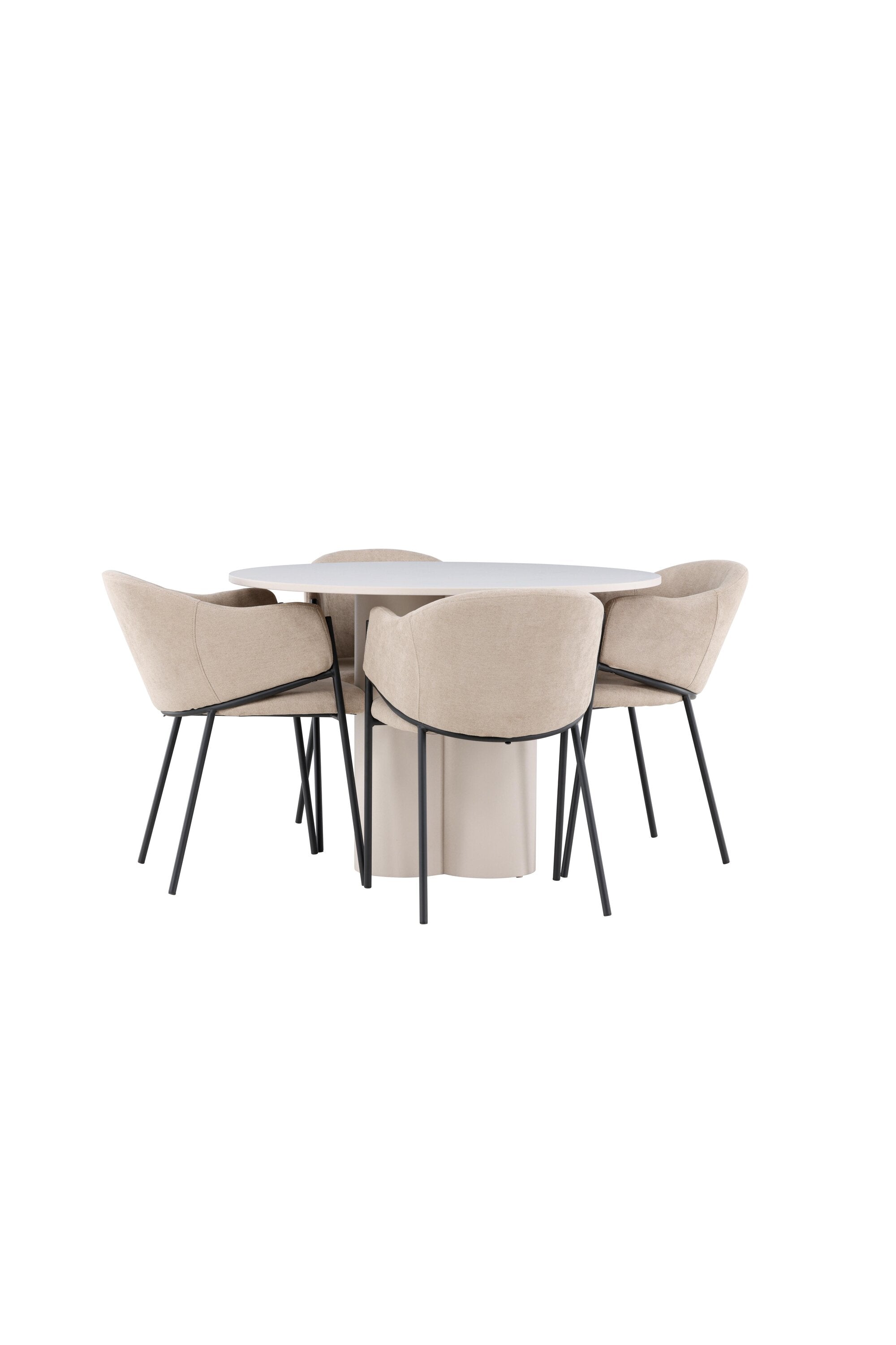 Olivia Matbord med Evelina Matstol-GR Dining Set-Venture Home-peaceofhome.se