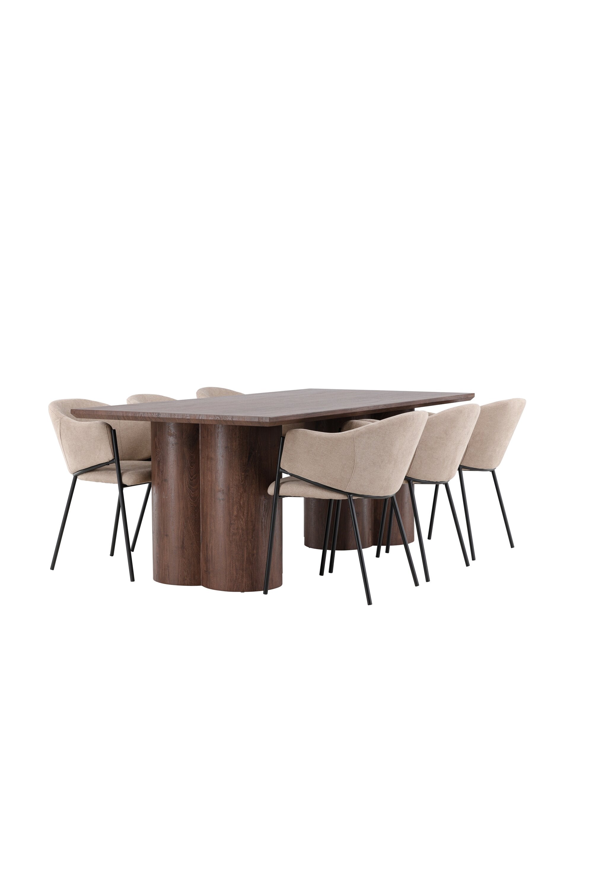 Olivia Matbord med Evelina Matstol-GR Dining Set-Venture Home-peaceofhome.se