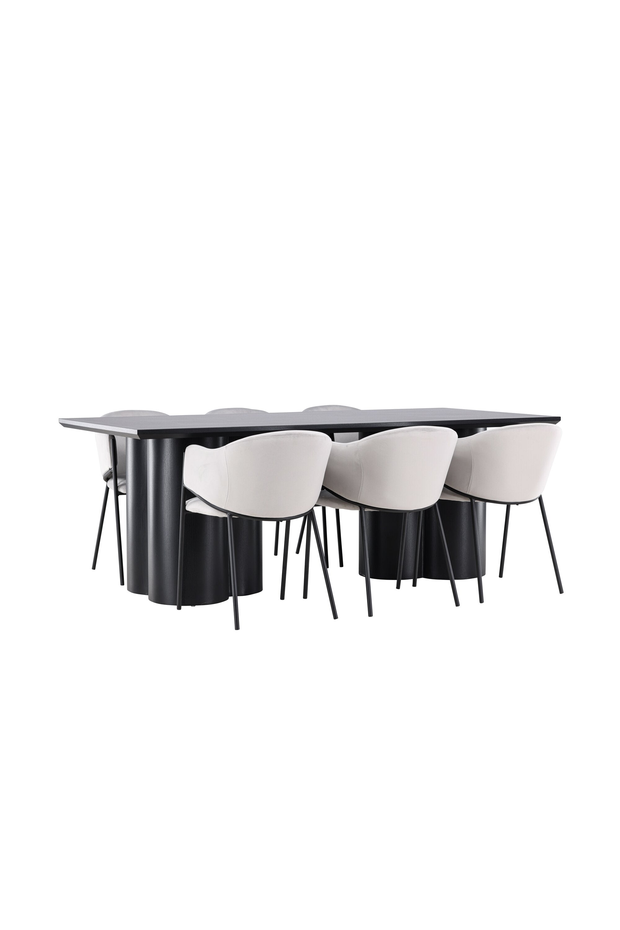 Olivia Matbord med Evelina Matstol-GR Dining Set-Venture Home-peaceofhome.se