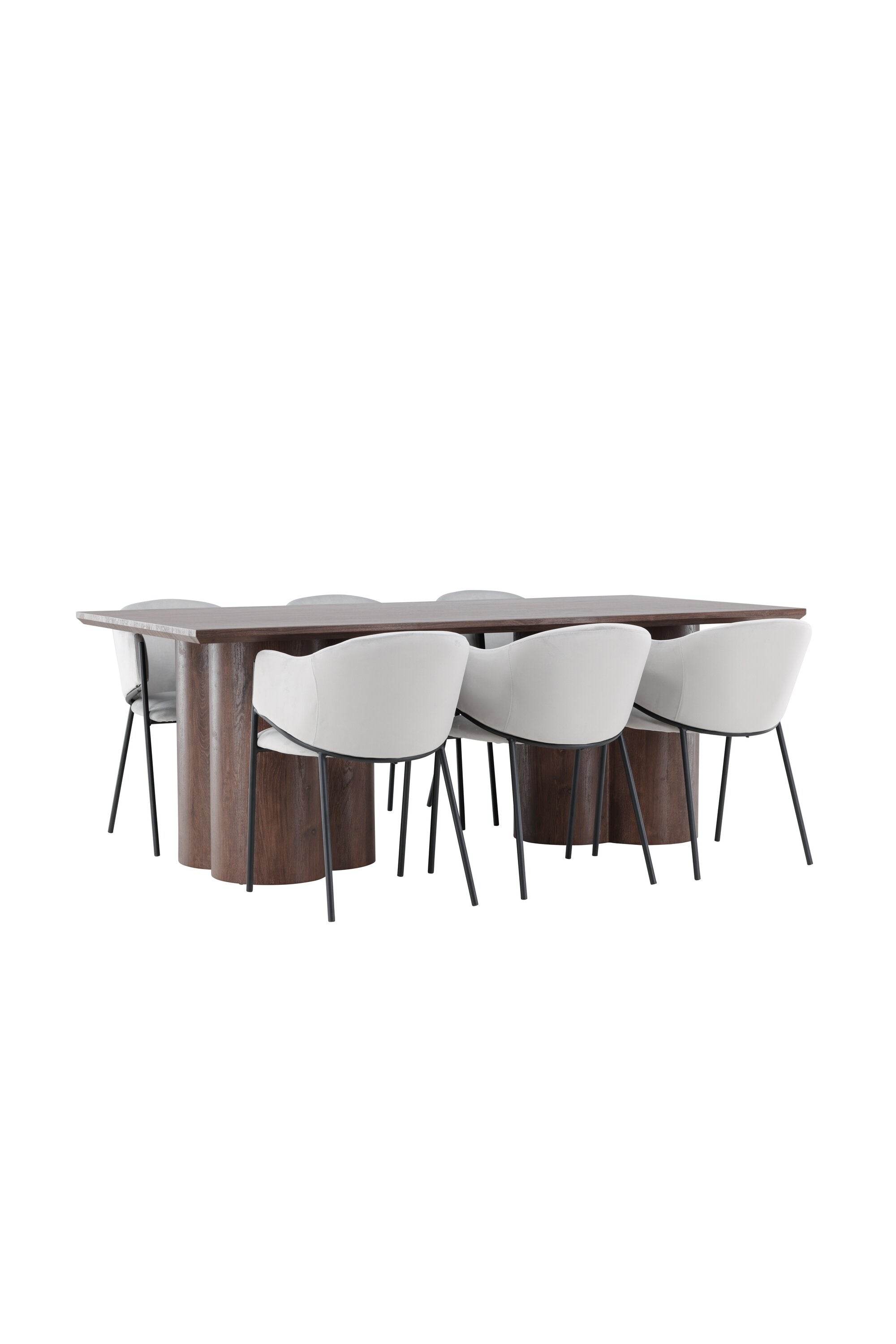 Olivia Matbord med Evelina Matstol-GR Dining Set-Venture Home-peaceofhome.se