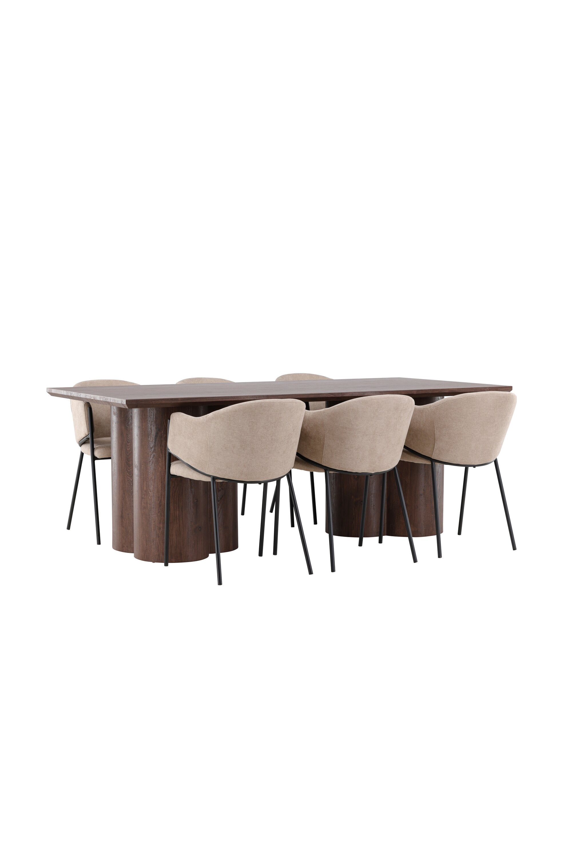 Olivia Matbord med Evelina Matstol-GR Dining Set-Venture Home-peaceofhome.se