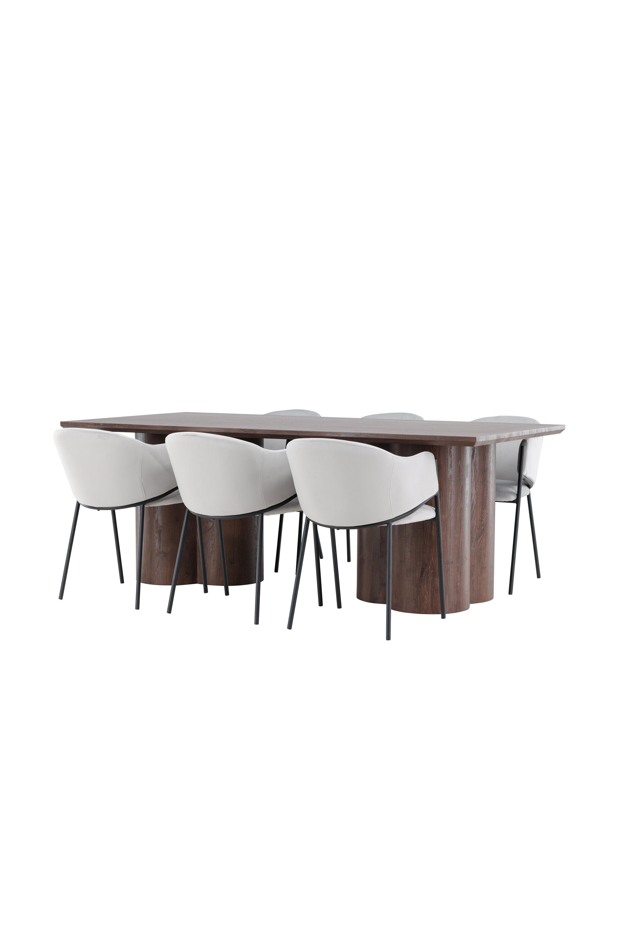 Olivia Matbord med Evelina Matstol-GR Dining Set-Venture Home-peaceofhome.se