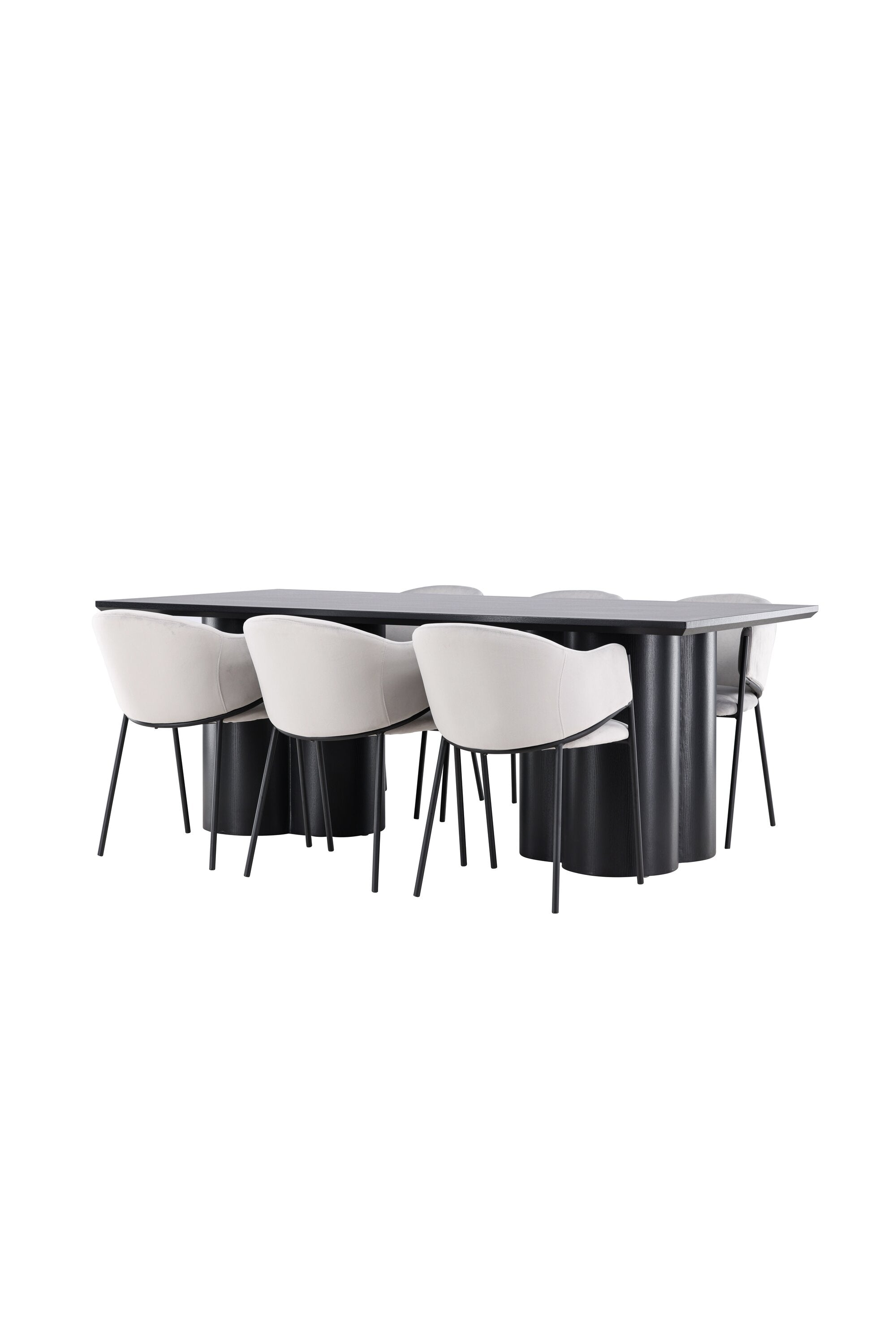 Olivia Matbord med Evelina Matstol-GR Dining Set-Venture Home-peaceofhome.se