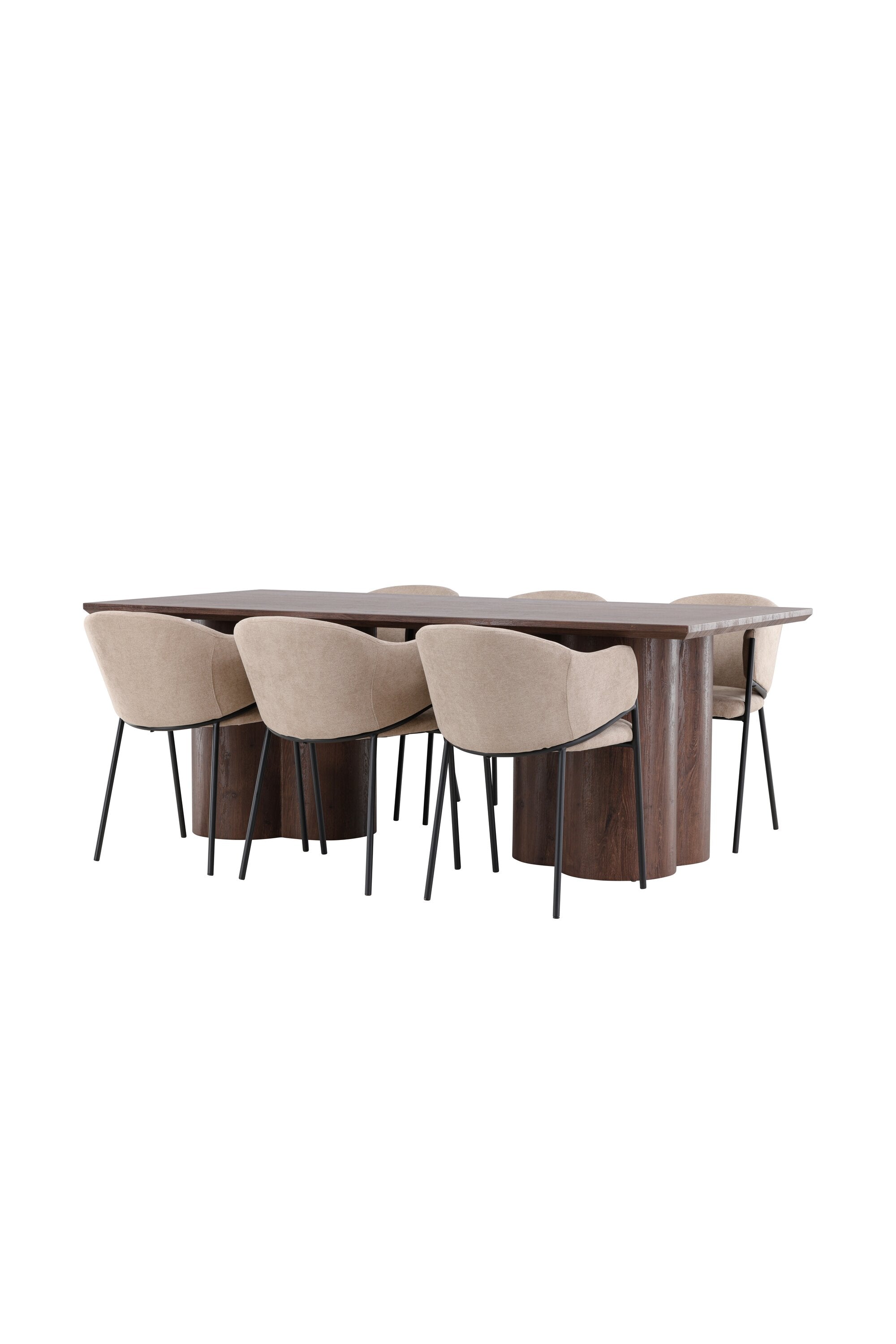 Olivia Matbord med Evelina Matstol-GR Dining Set-Venture Home-peaceofhome.se