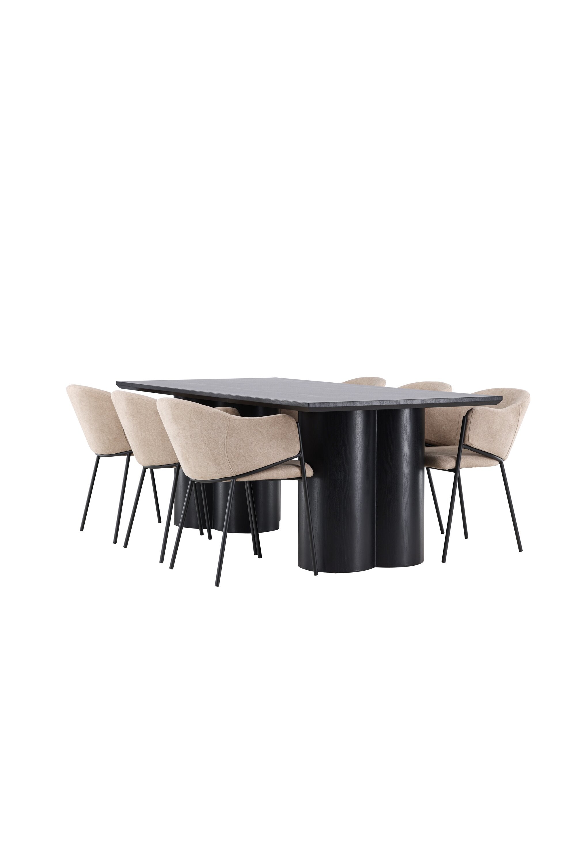 Olivia Matbord med Evelina Matstol-GR Dining Set-Venture Home-peaceofhome.se