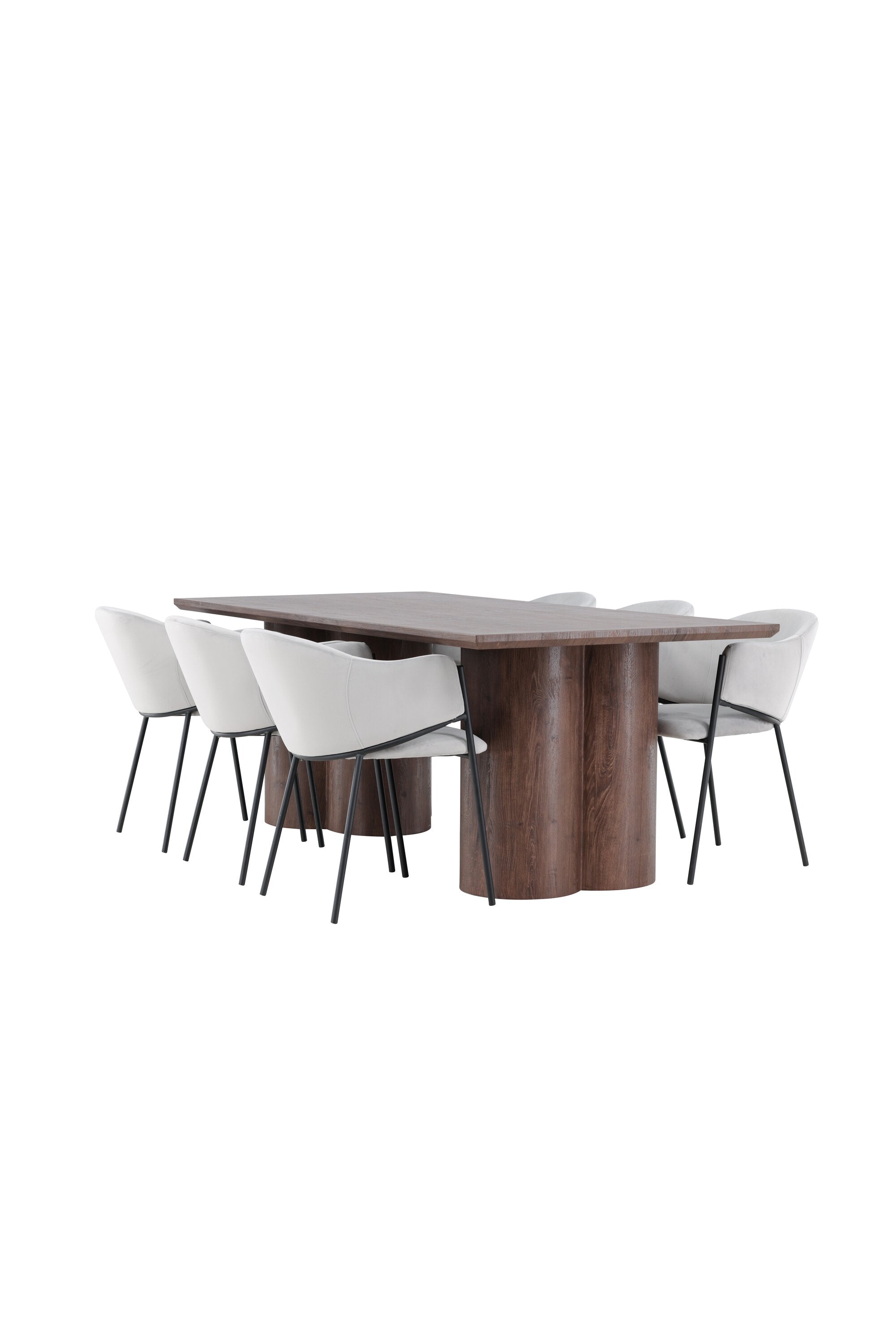 Olivia Matbord med Evelina Matstol-GR Dining Set-Venture Home-peaceofhome.se