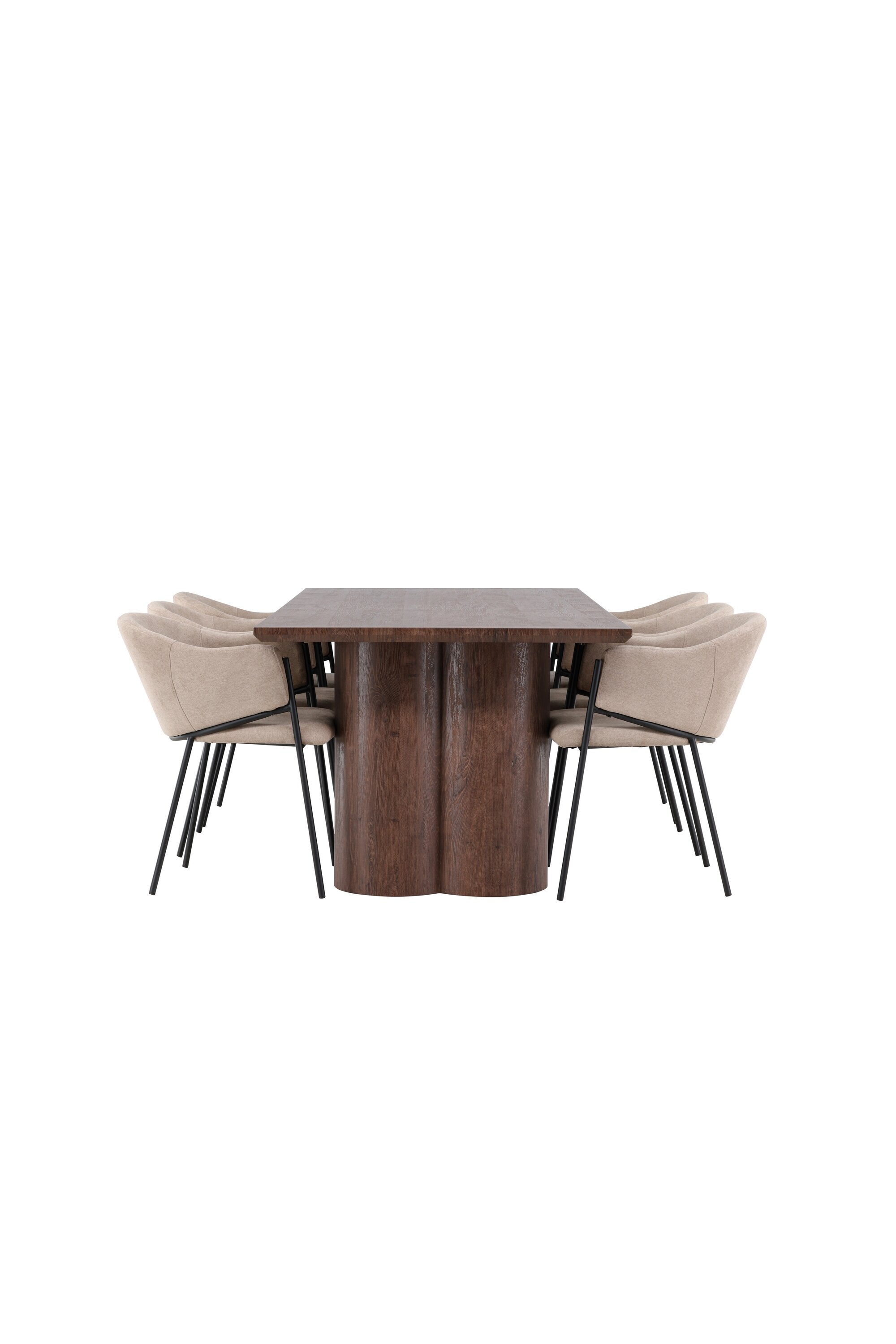 Olivia Matbord med Evelina Matstol-GR Dining Set-Venture Home-peaceofhome.se