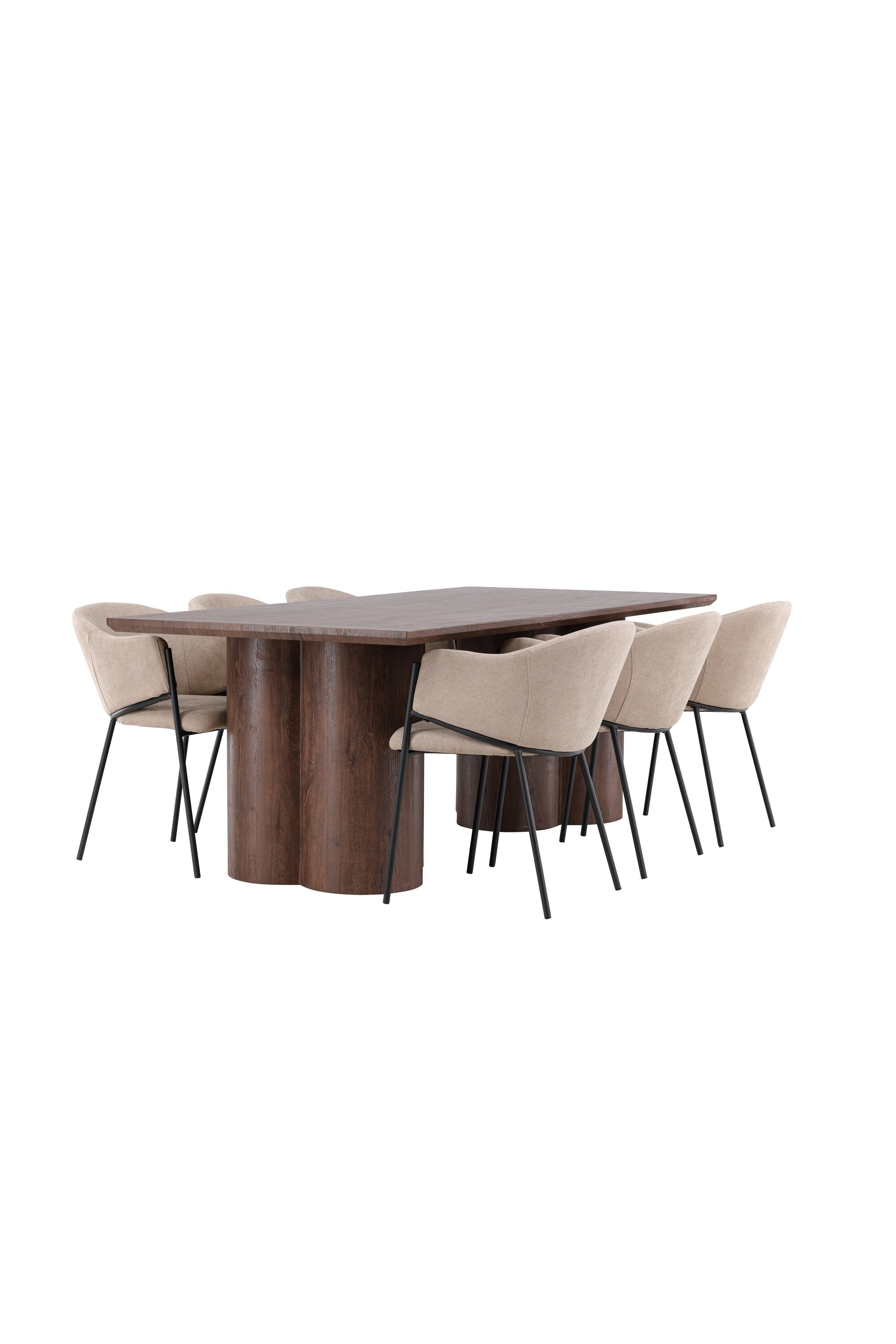 Olivia Matbord med Evelina Matstol-GR Dining Set-Venture Home-peaceofhome.se