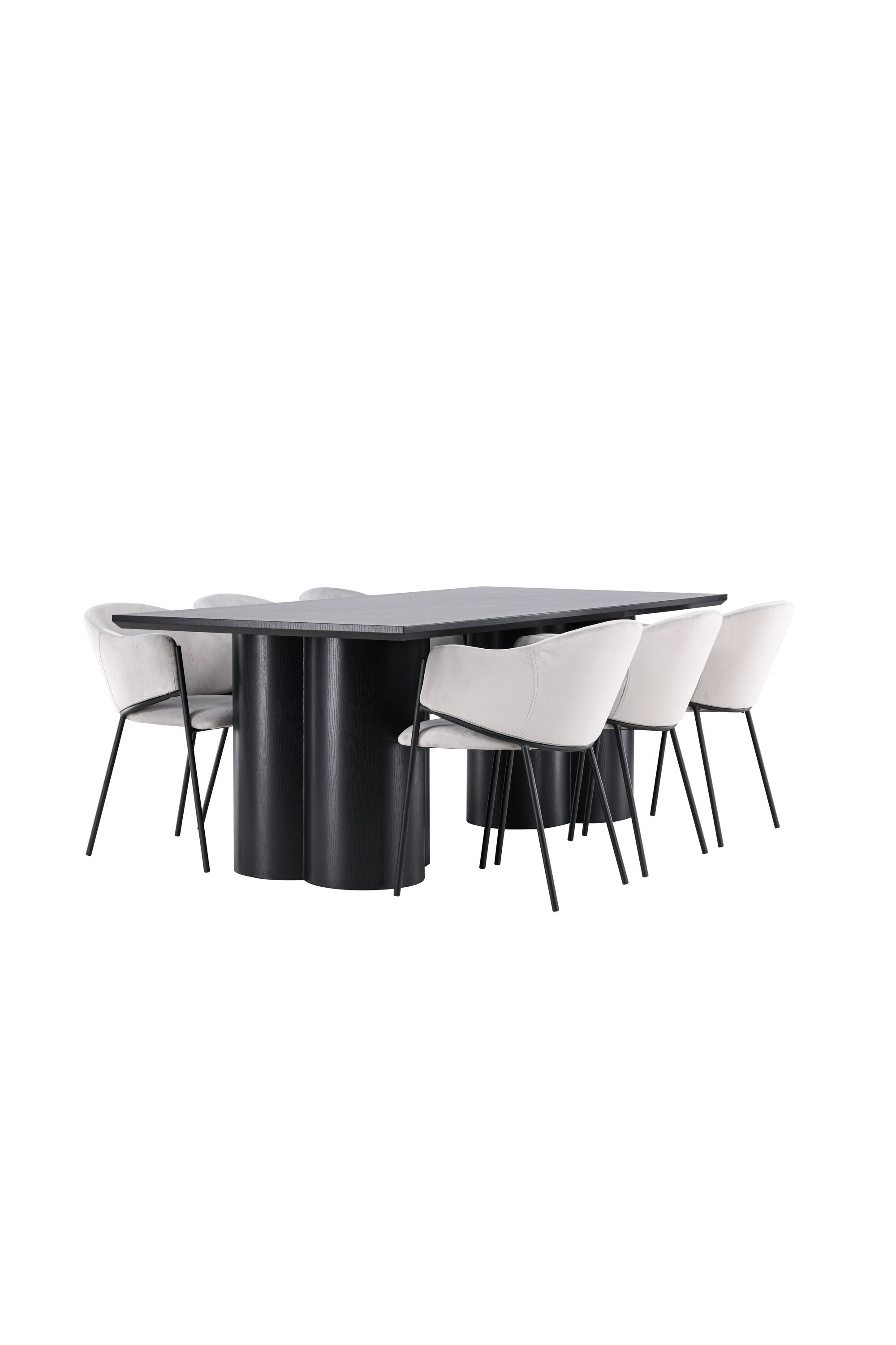 Olivia Matbord med Evelina Matstol-GR Dining Set-Venture Home-peaceofhome.se