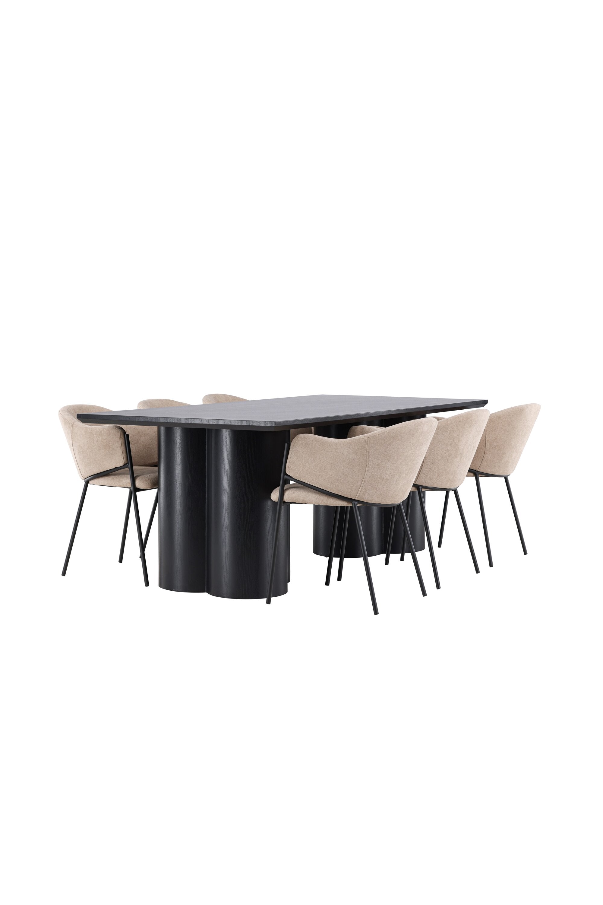 Olivia Matbord med Evelina Matstol-GR Dining Set-Venture Home-peaceofhome.se