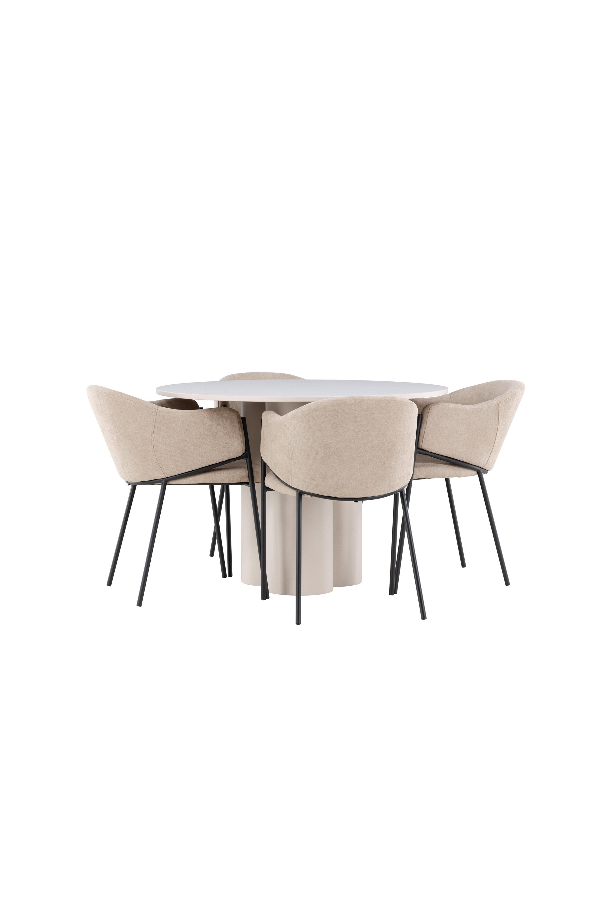 Olivia Matbord med Evelina Matstol-GR Dining Set-Venture Home-peaceofhome.se