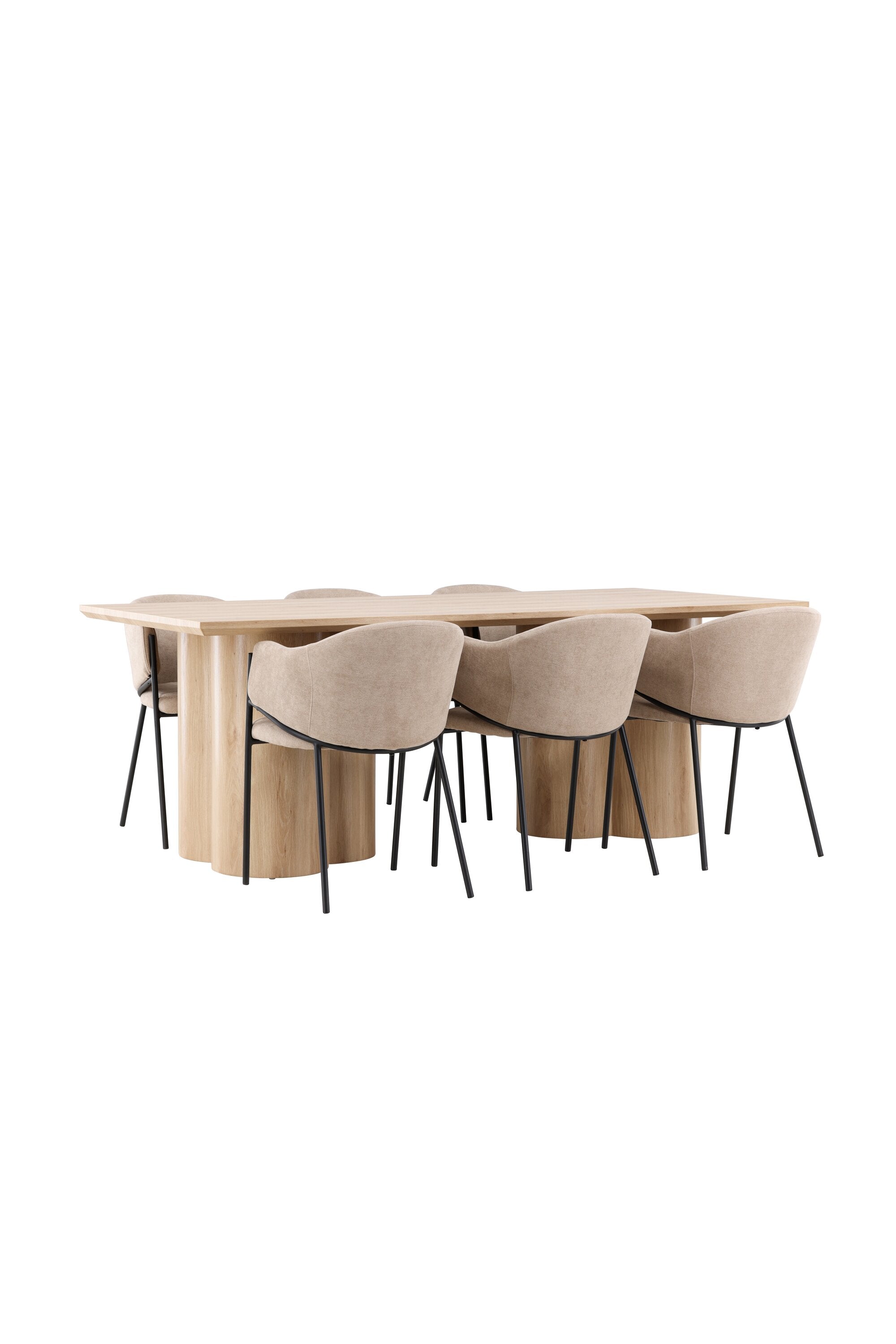 Olivia Matbord med Evelina Matstol-GR Dining Set-Venture Home-peaceofhome.se