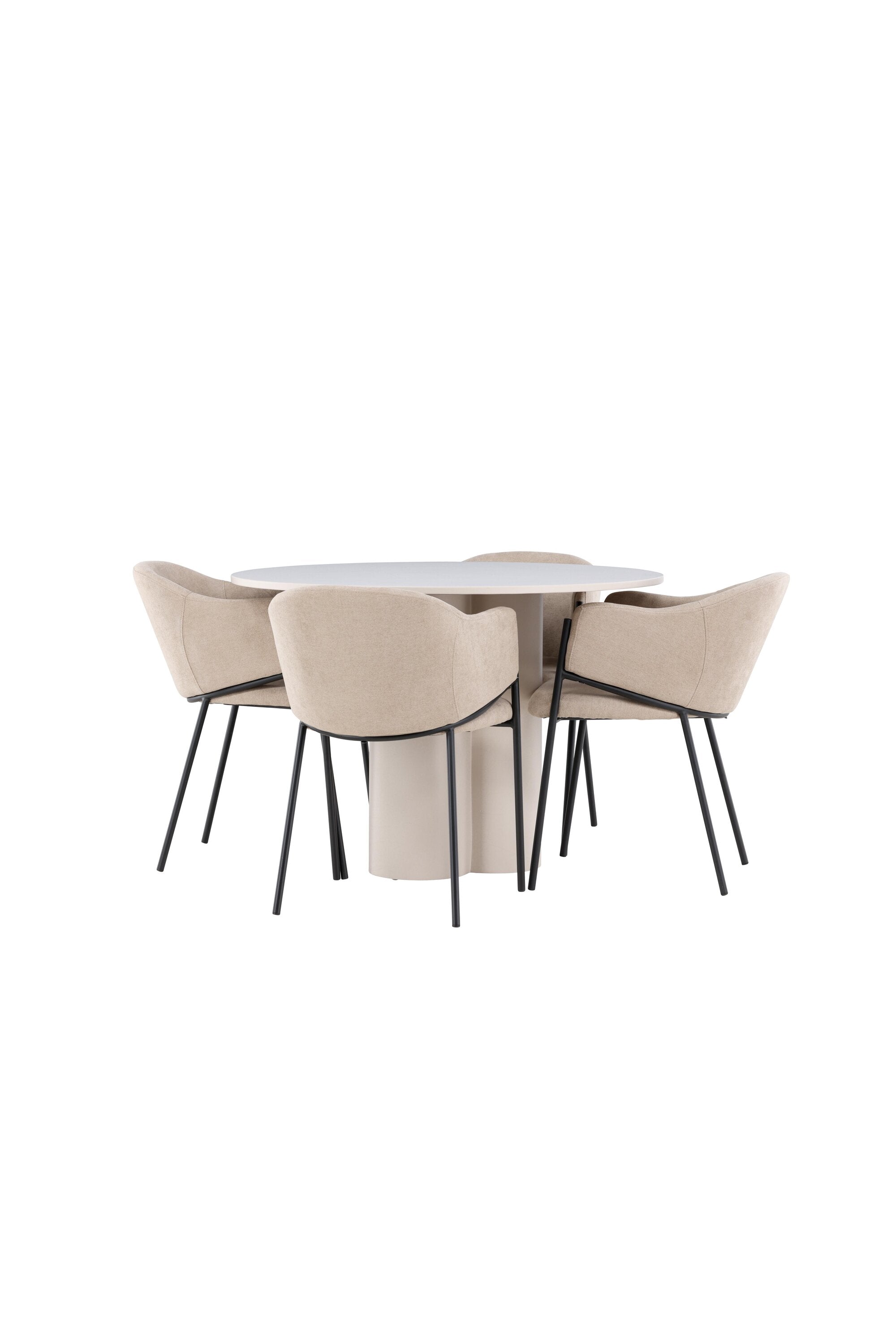 Olivia Matbord med Evelina Matstol-GR Dining Set-Venture Home-peaceofhome.se