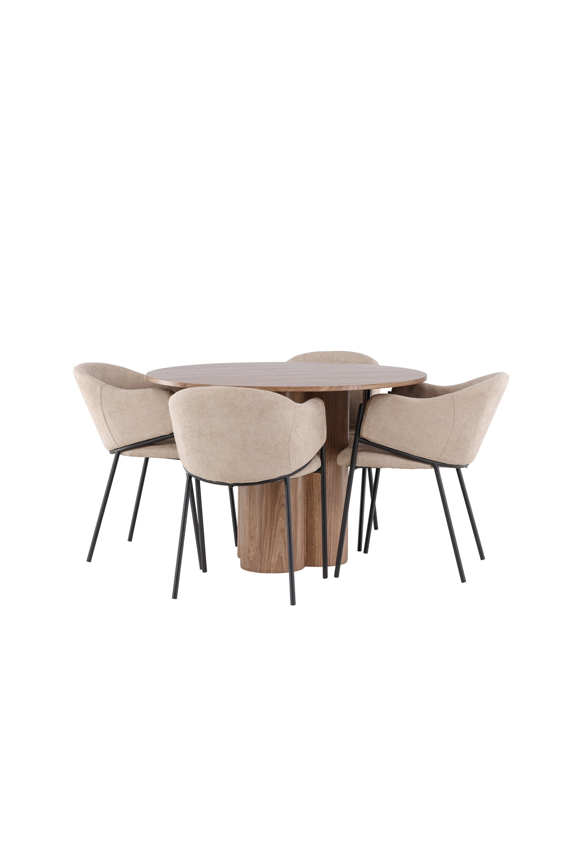 Olivia Matbord med Evelina Matstol-GR Dining Set-Venture Home-peaceofhome.se