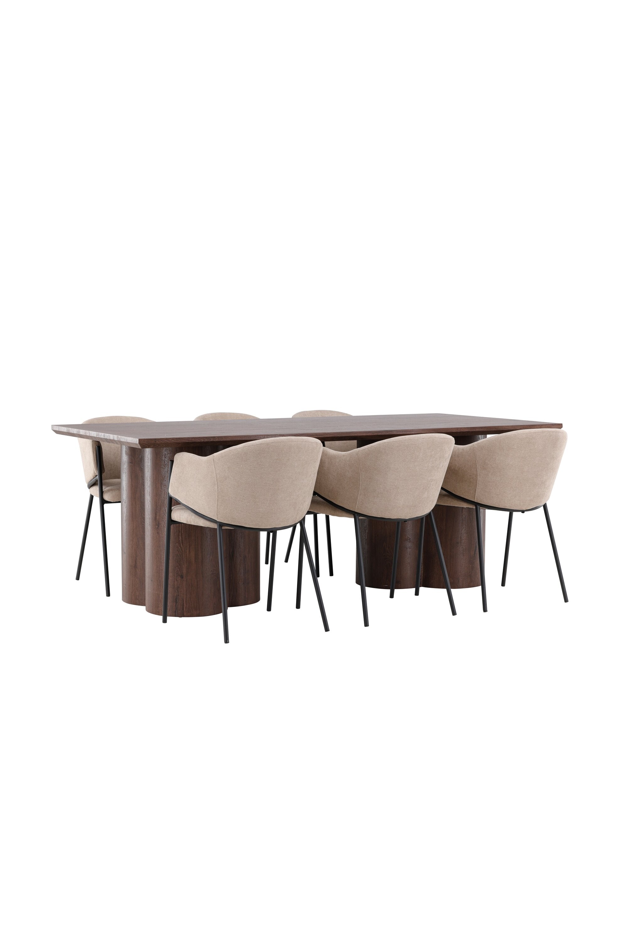 Olivia Matbord med Evelina Matstol-GR Dining Set-Venture Home-peaceofhome.se