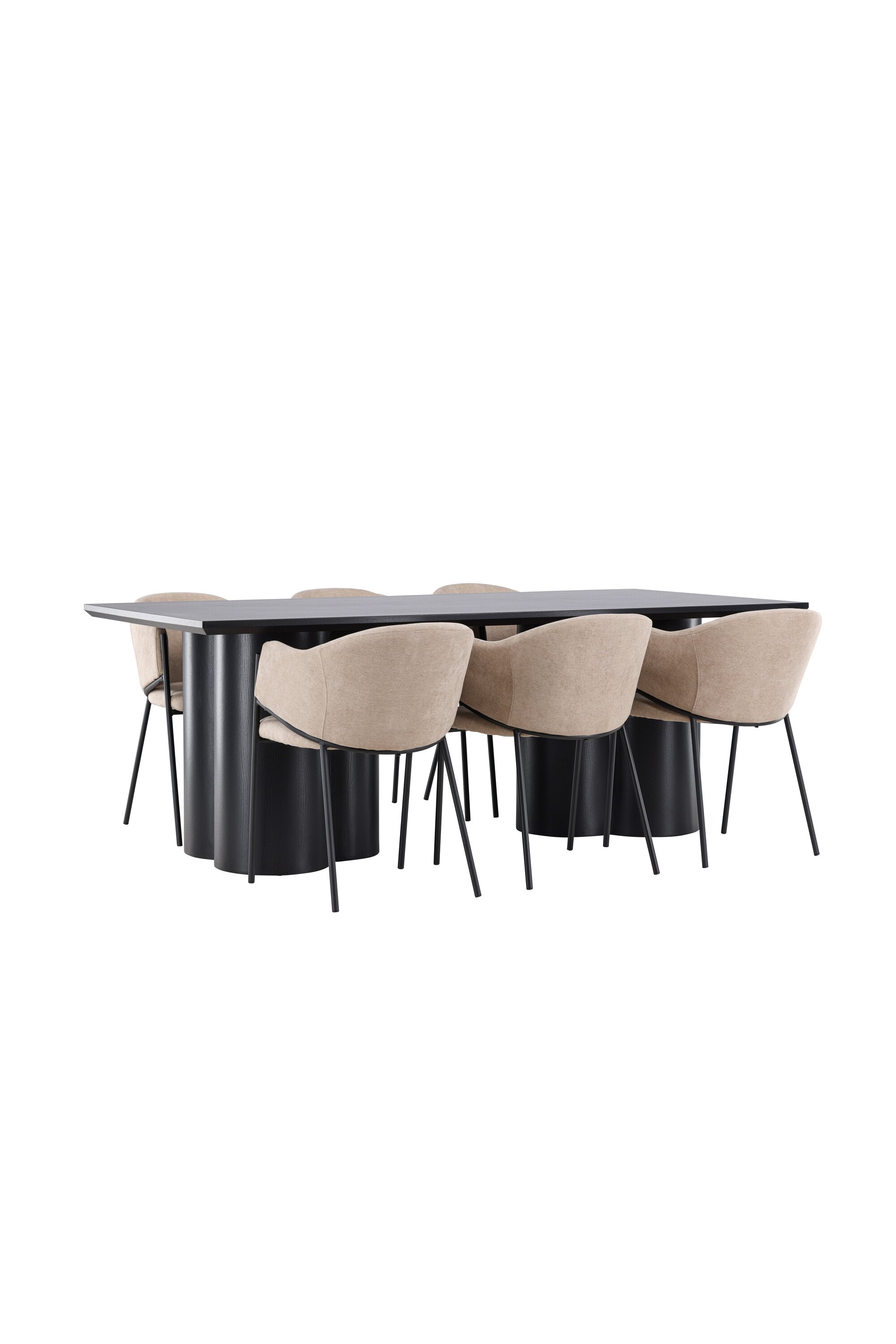 Olivia Matbord med Evelina Matstol-GR Dining Set-Venture Home-peaceofhome.se