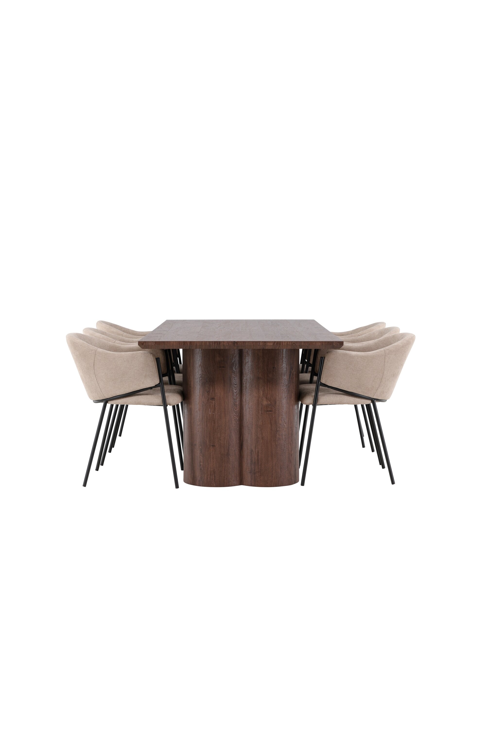 Olivia Matbord med Evelina Matstol-GR Dining Set-Venture Home-peaceofhome.se