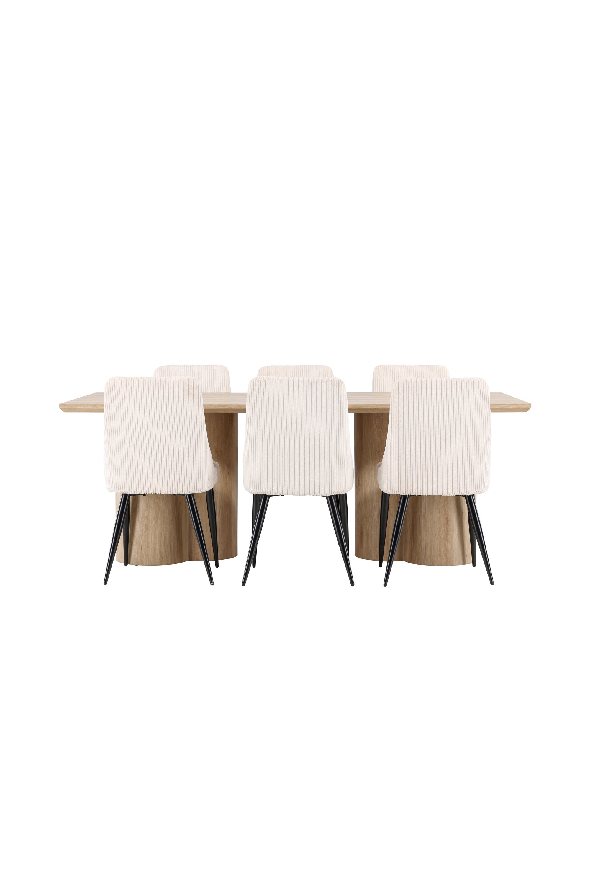 Olivia Matbord med Leone Matstol-GR Dining Set-Venture Home-peaceofhome.se